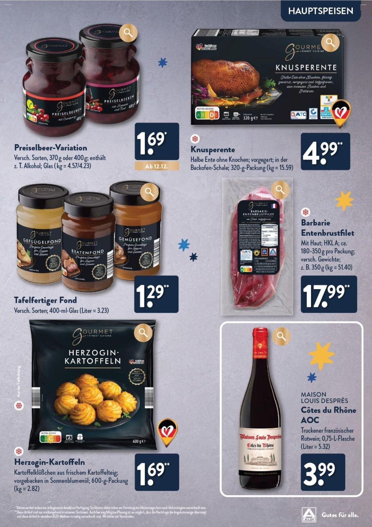 aldi - Aldi Weihnachten Gourmet 26.09.2024 - 31.12.2024 - page: 23