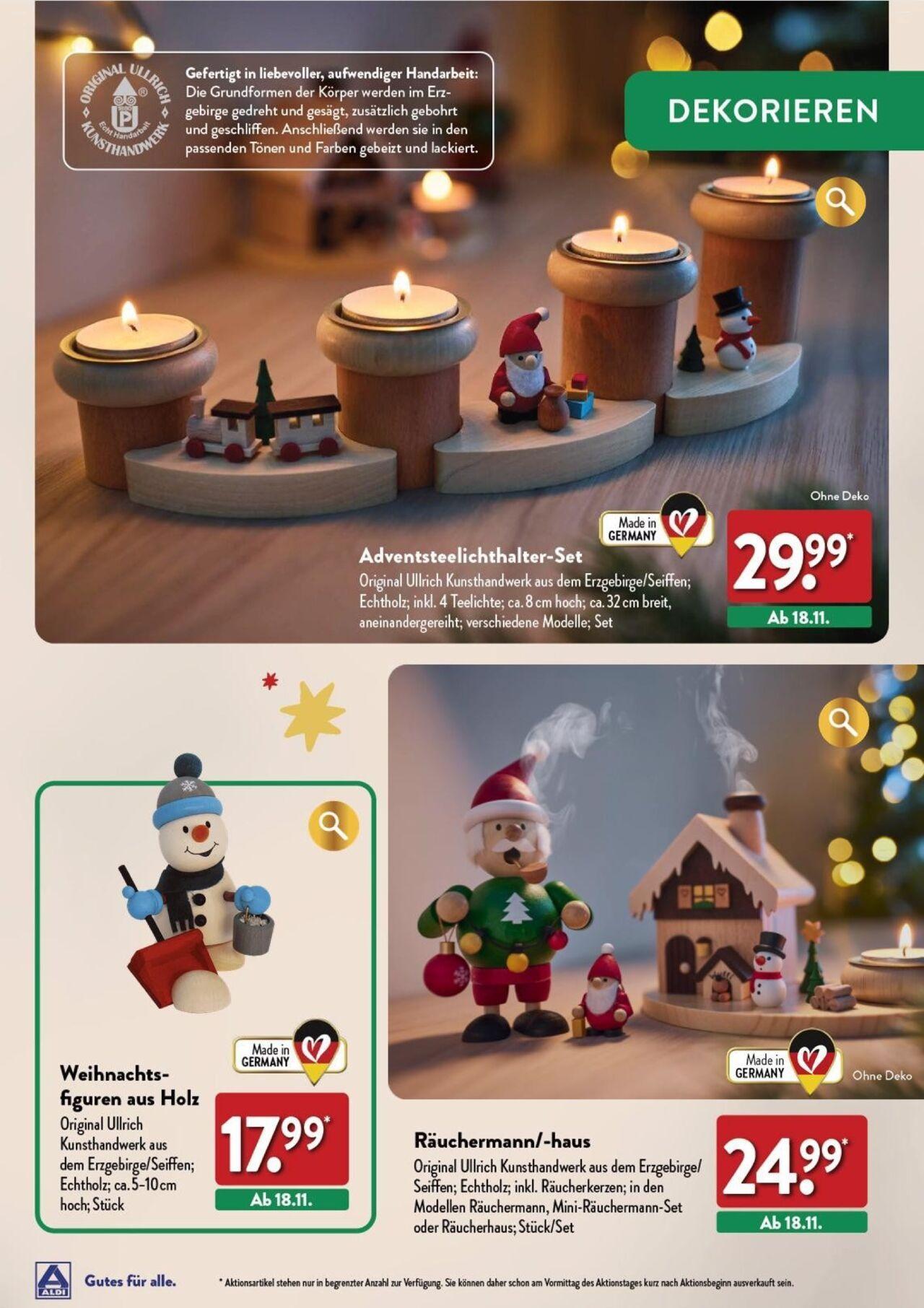 aldi - Aldi Weihnachten Deko und Geschenke 17.10.2024 - 16.12.2024 - page: 9