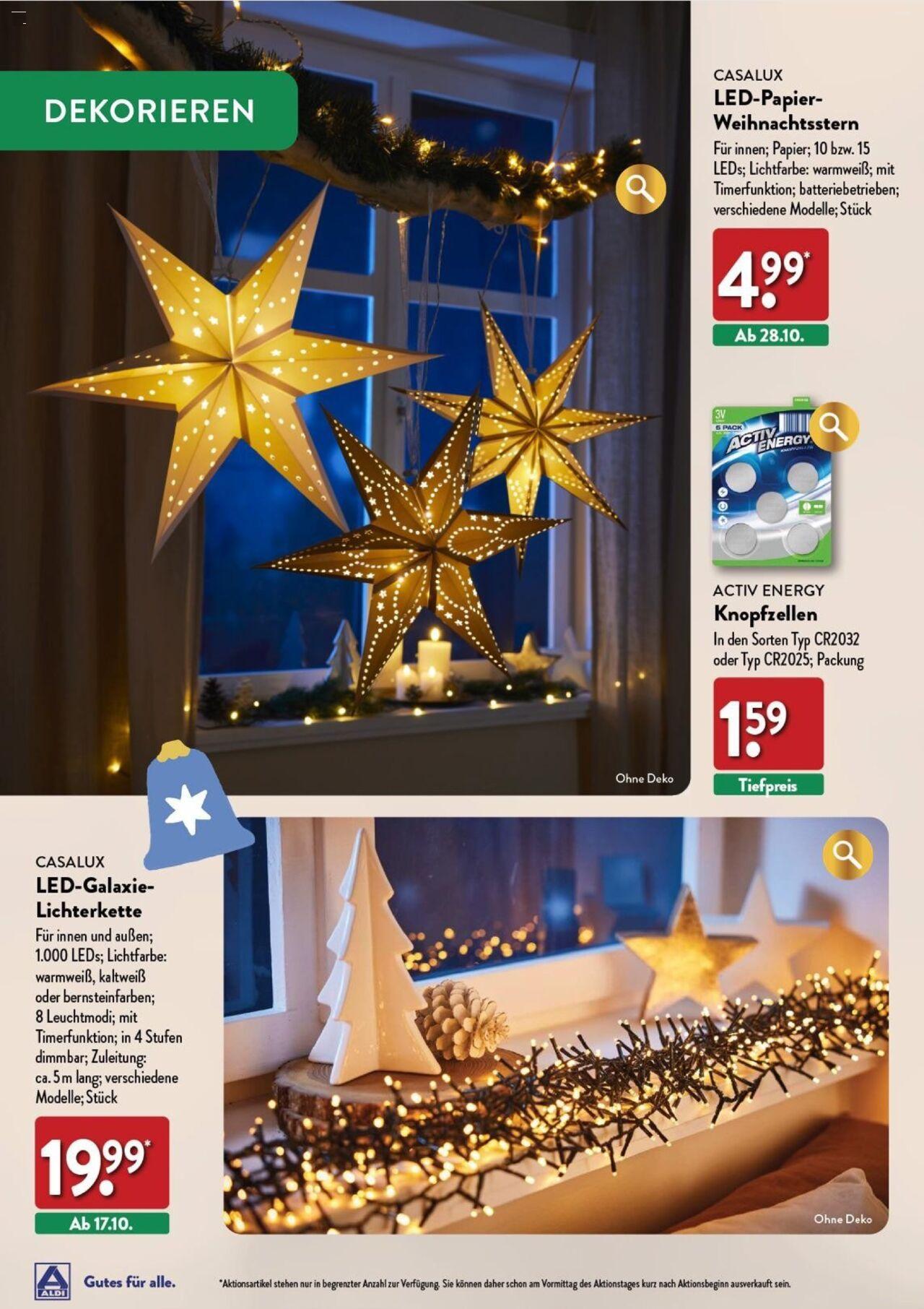 aldi - Aldi Weihnachten Deko und Geschenke 17.10.2024 - 16.12.2024 - page: 12