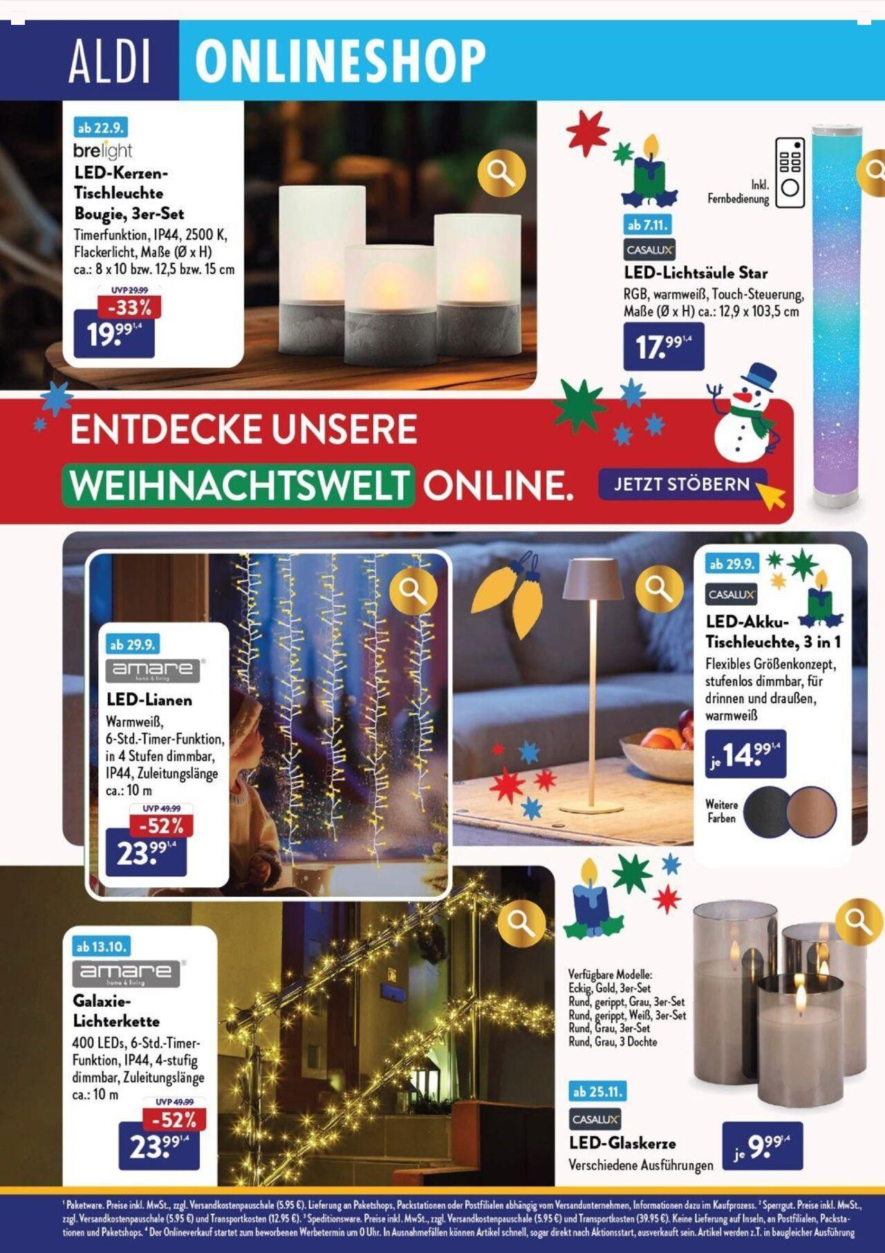 aldi - Aldi Weihnachten Deko und Geschenke 17.10.2024 - 16.12.2024 - page: 38