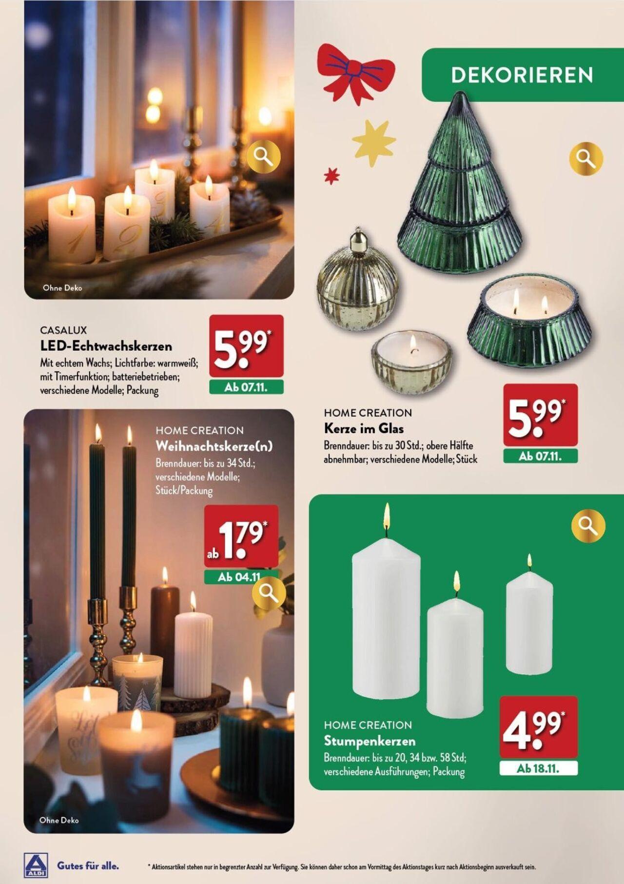 aldi - Aldi Weihnachten Deko und Geschenke 17.10.2024 - 16.12.2024 - page: 13