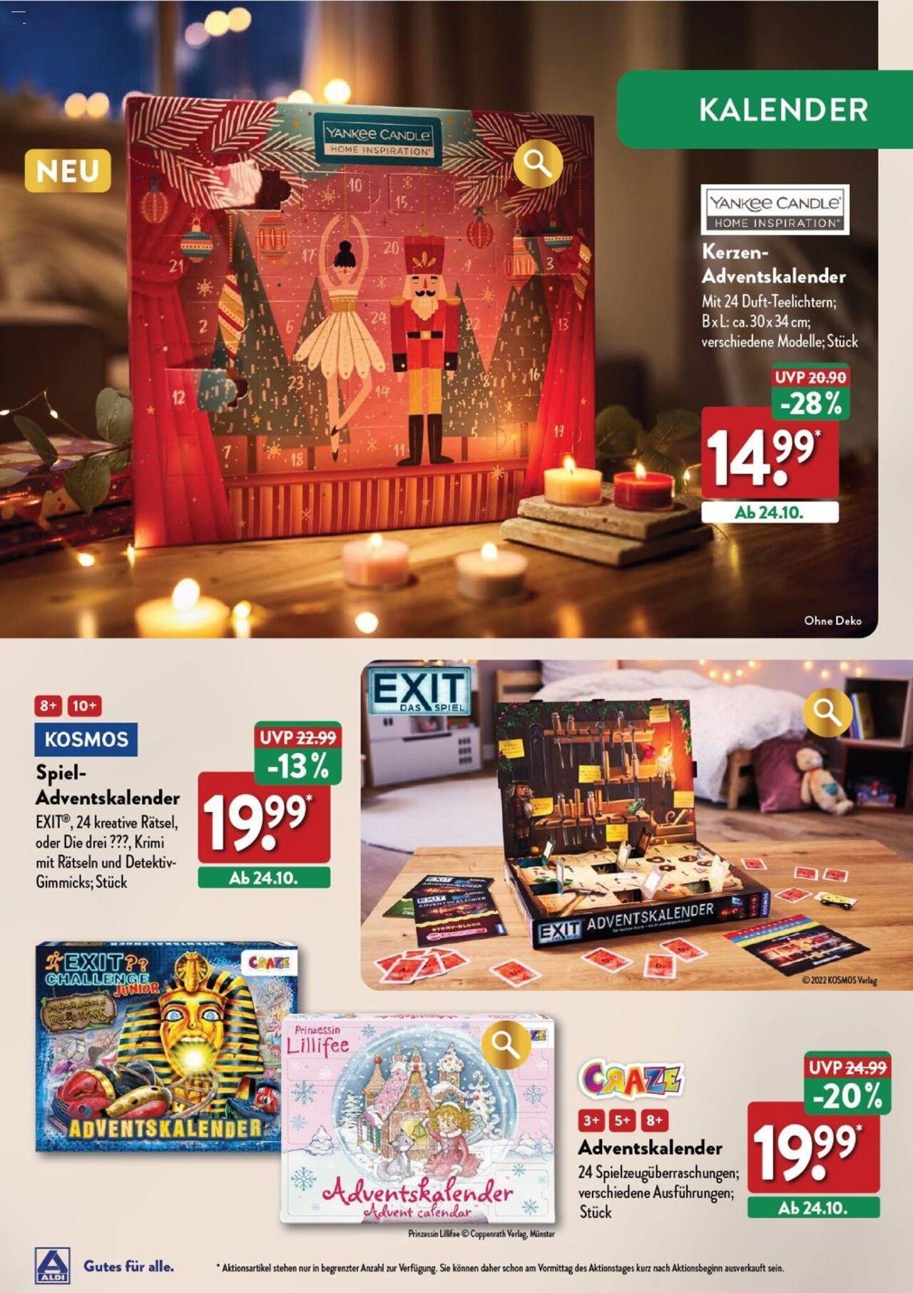 aldi - Aldi Weihnachten Deko und Geschenke 17.10.2024 - 16.12.2024 - page: 5