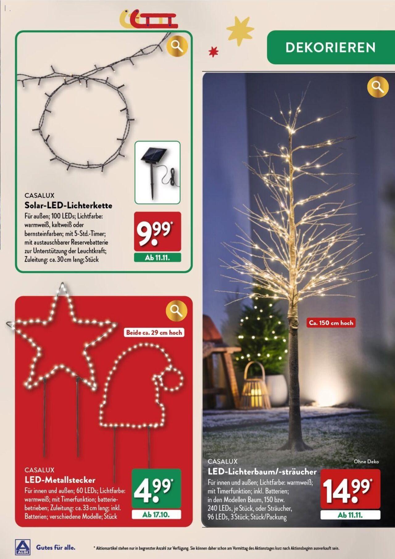 aldi - Aldi Weihnachten Deko und Geschenke 17.10.2024 - 16.12.2024 - page: 7