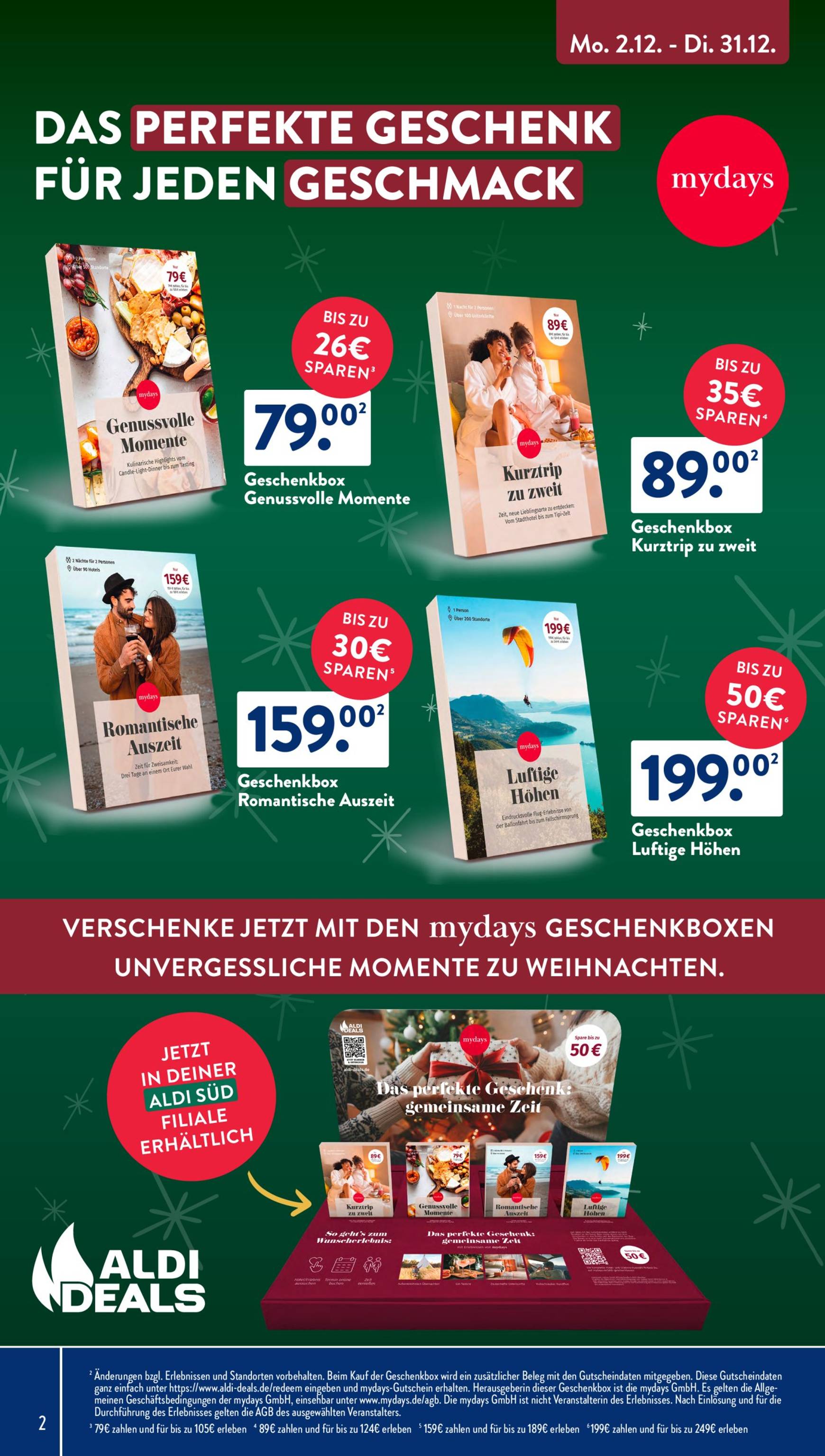 aldi - ALDI SÜD - Aldiventskalender-Prospekt gültig von 01.12. bis 31.12. - page: 2