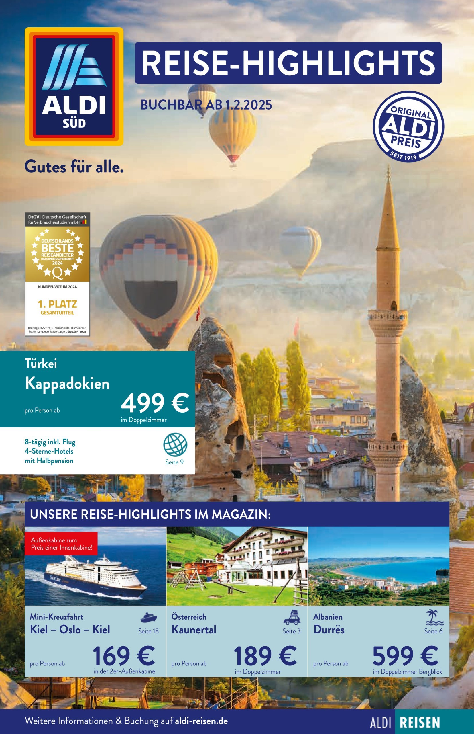 aldi - ALDI SÜD - Reise-Highlights-Prospekt gültig von 01.02. bis 28.02.