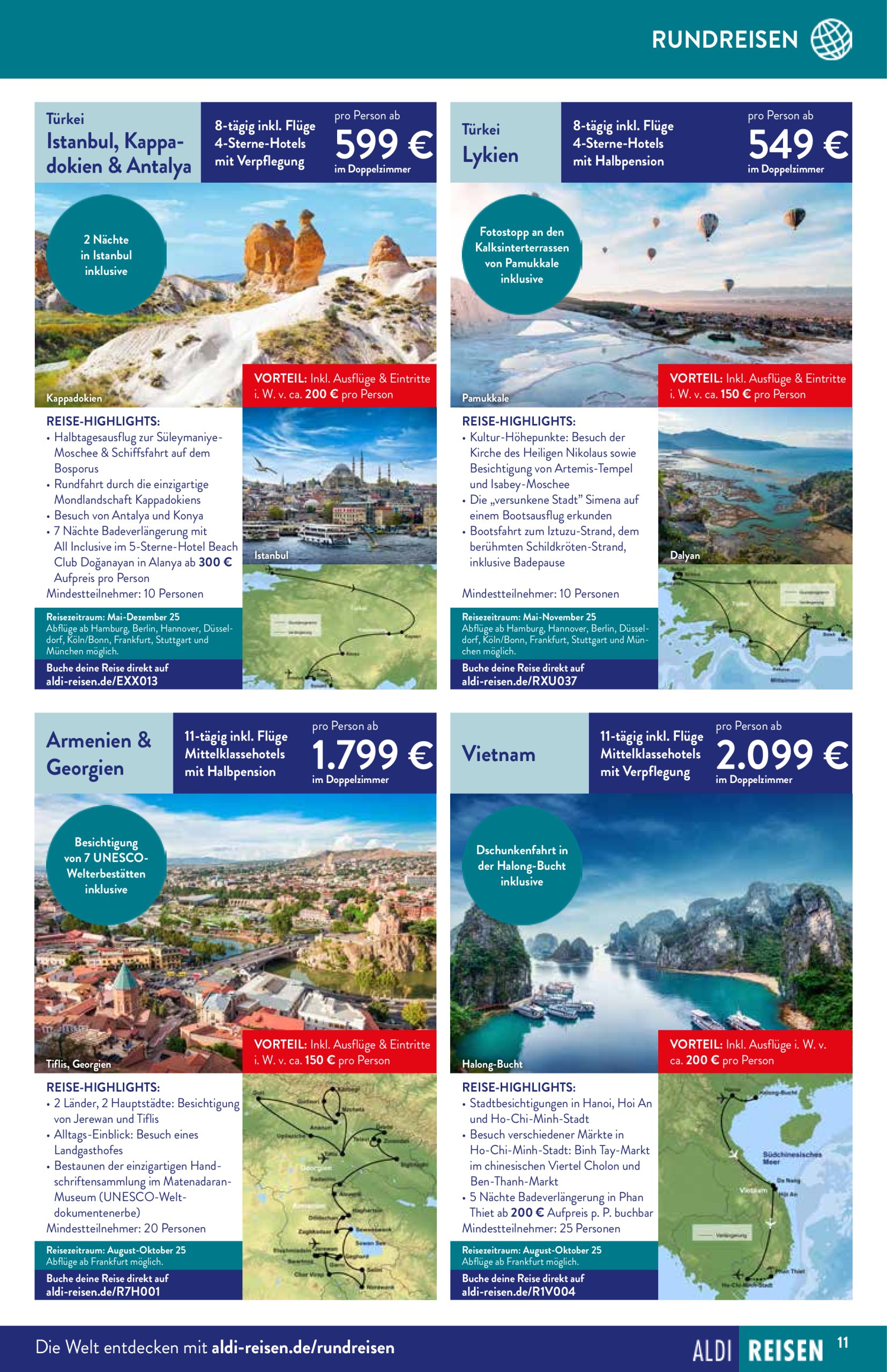 aldi - ALDI SÜD - Reisemagazin Mai-Prospekt gültig von 02.05. bis 31.05. - page: 11