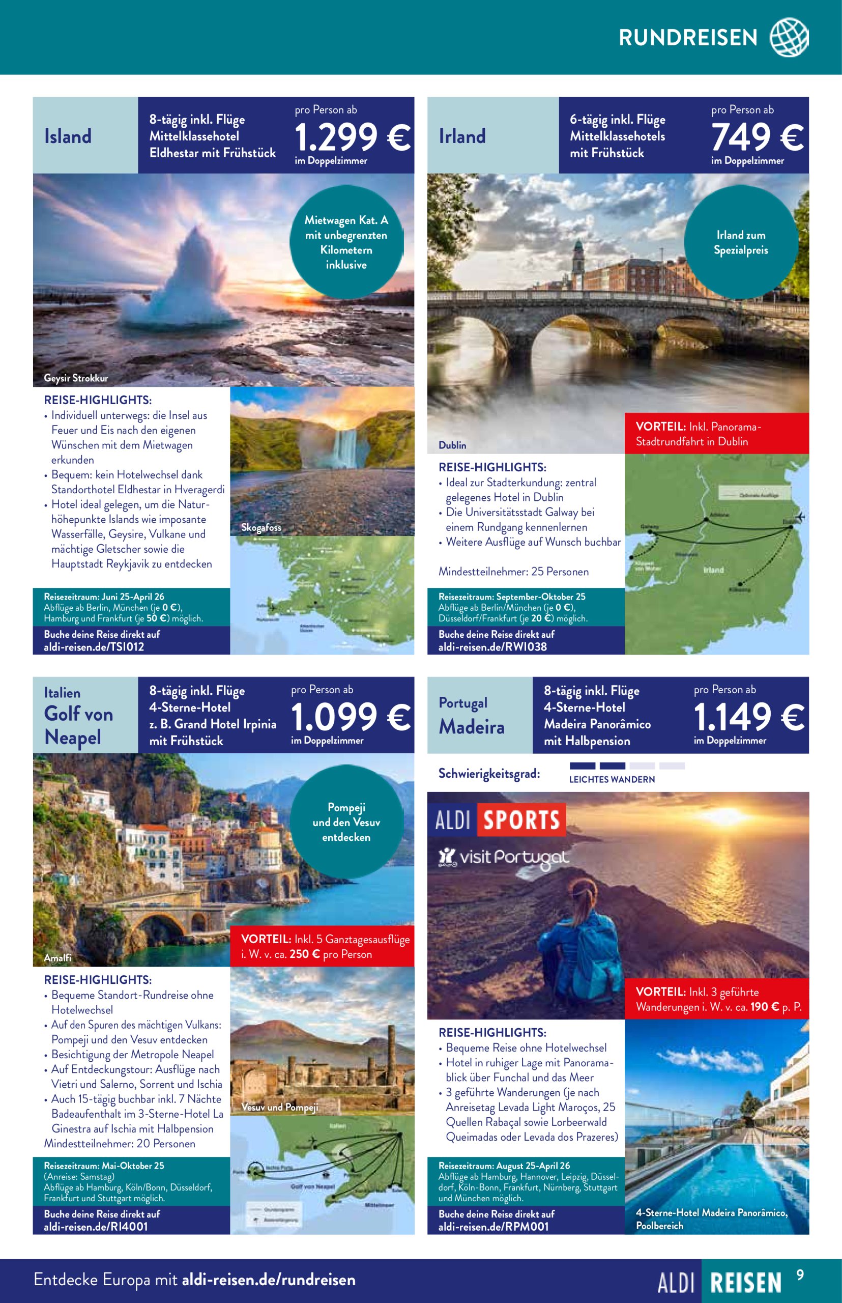 aldi - ALDI SÜD - Reisemagazin Mai-Prospekt gültig von 02.05. bis 31.05. - page: 9