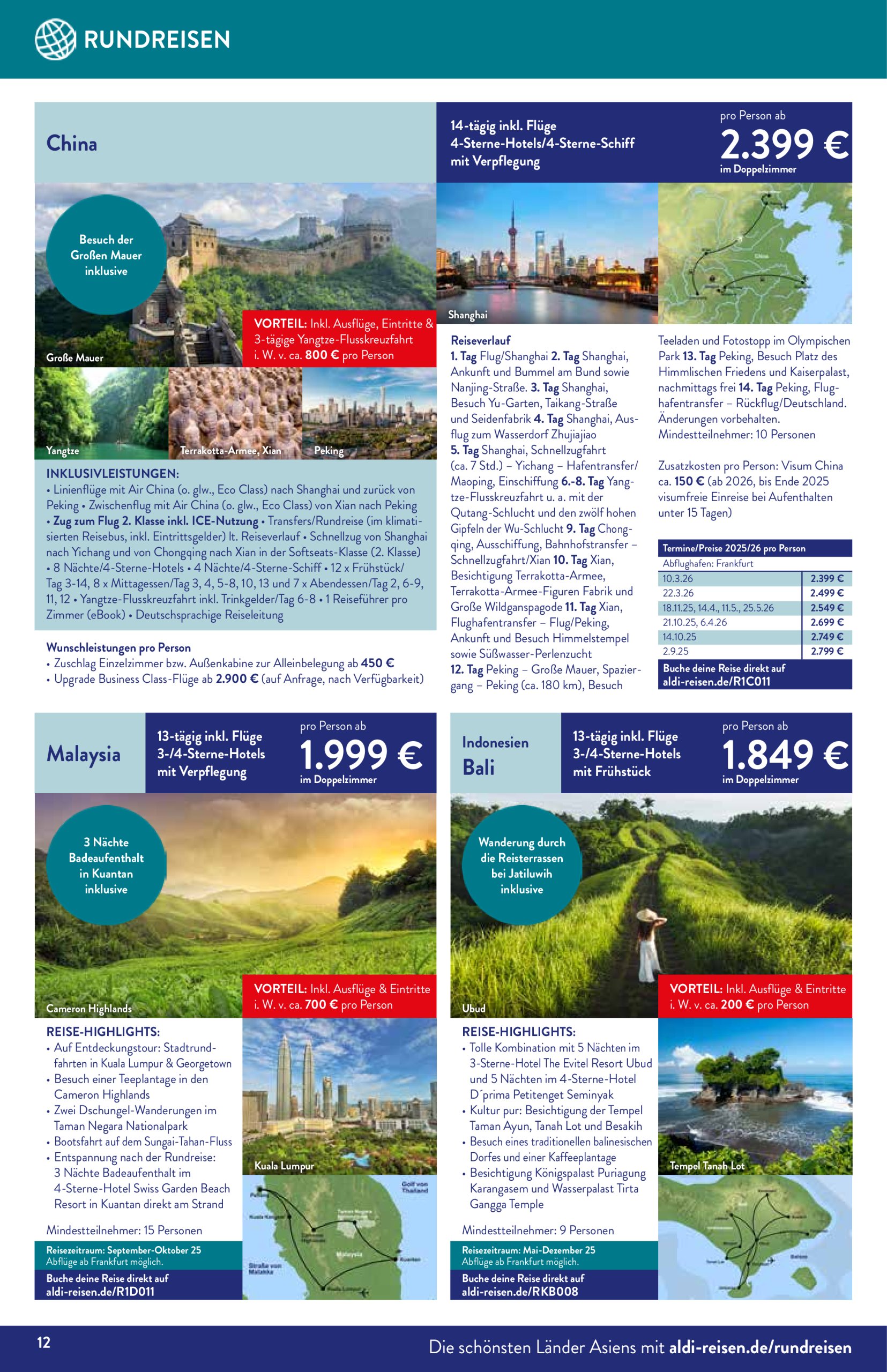 aldi - ALDI SÜD - Reisemagazin Mai-Prospekt gültig von 02.05. bis 31.05. - page: 12