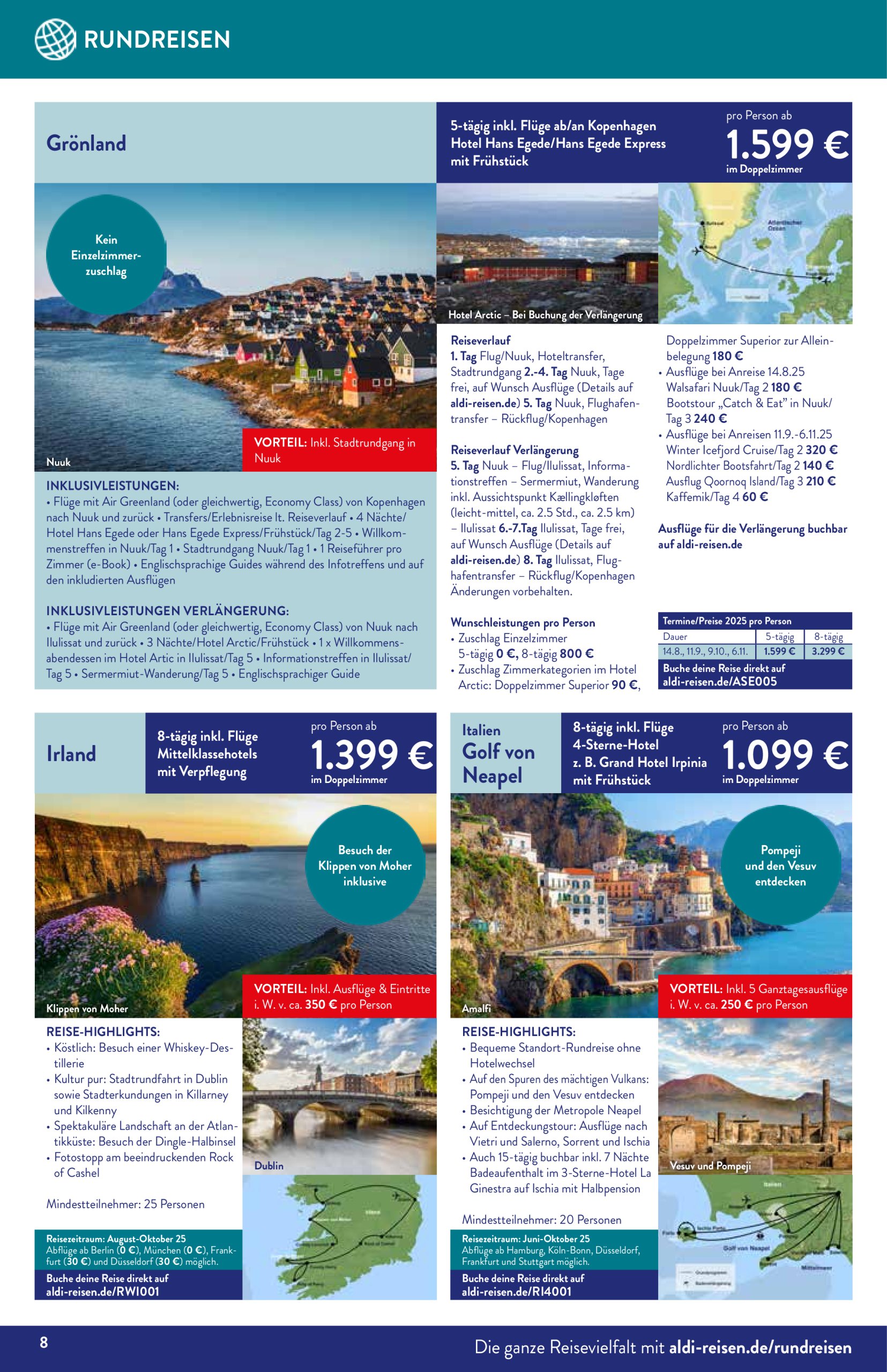 aldi - ALDI SÜD - Reisemagazin-Prospekt gültig von 02.06. bis 30.06. - page: 8