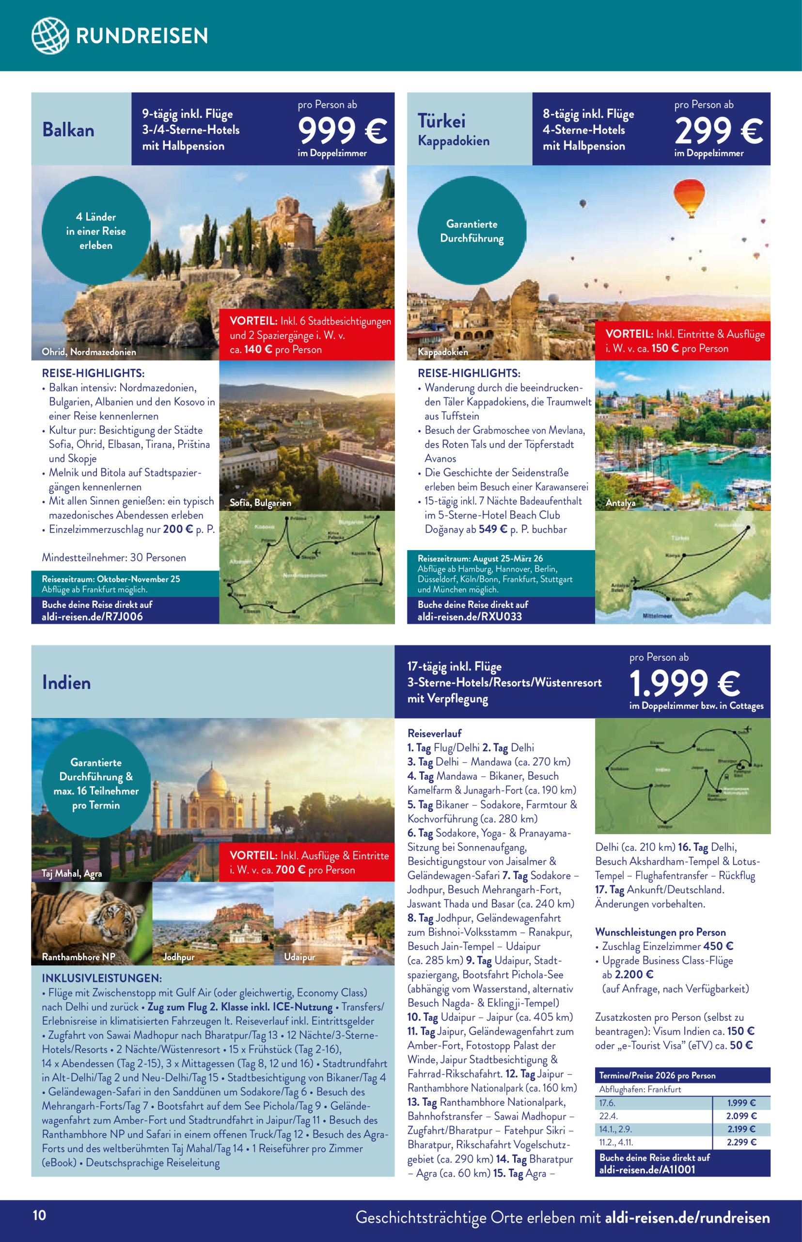 aldi - ALDI SÜD - Reisemagazin-Prospekt gültig vom 01.07. bis 31.07. - page: 10