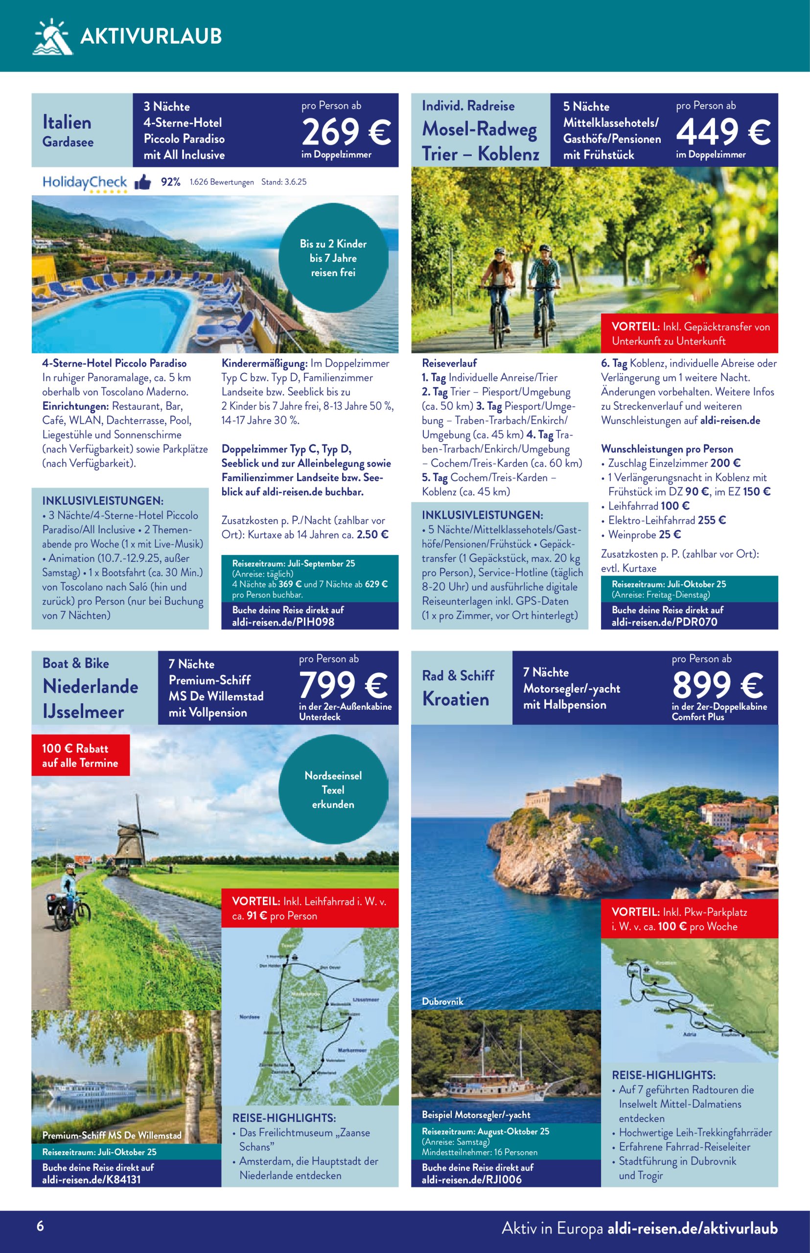 aldi - ALDI SÜD - Reisemagazin-Prospekt gültig vom 01.07. bis 31.07. - page: 6