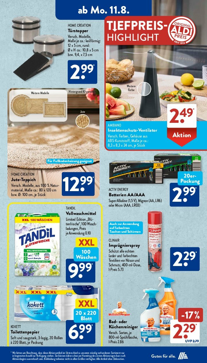 aldi - ALDI SÜD-Prospekt gültig vom 11.08. bis 16.08. - page: 7