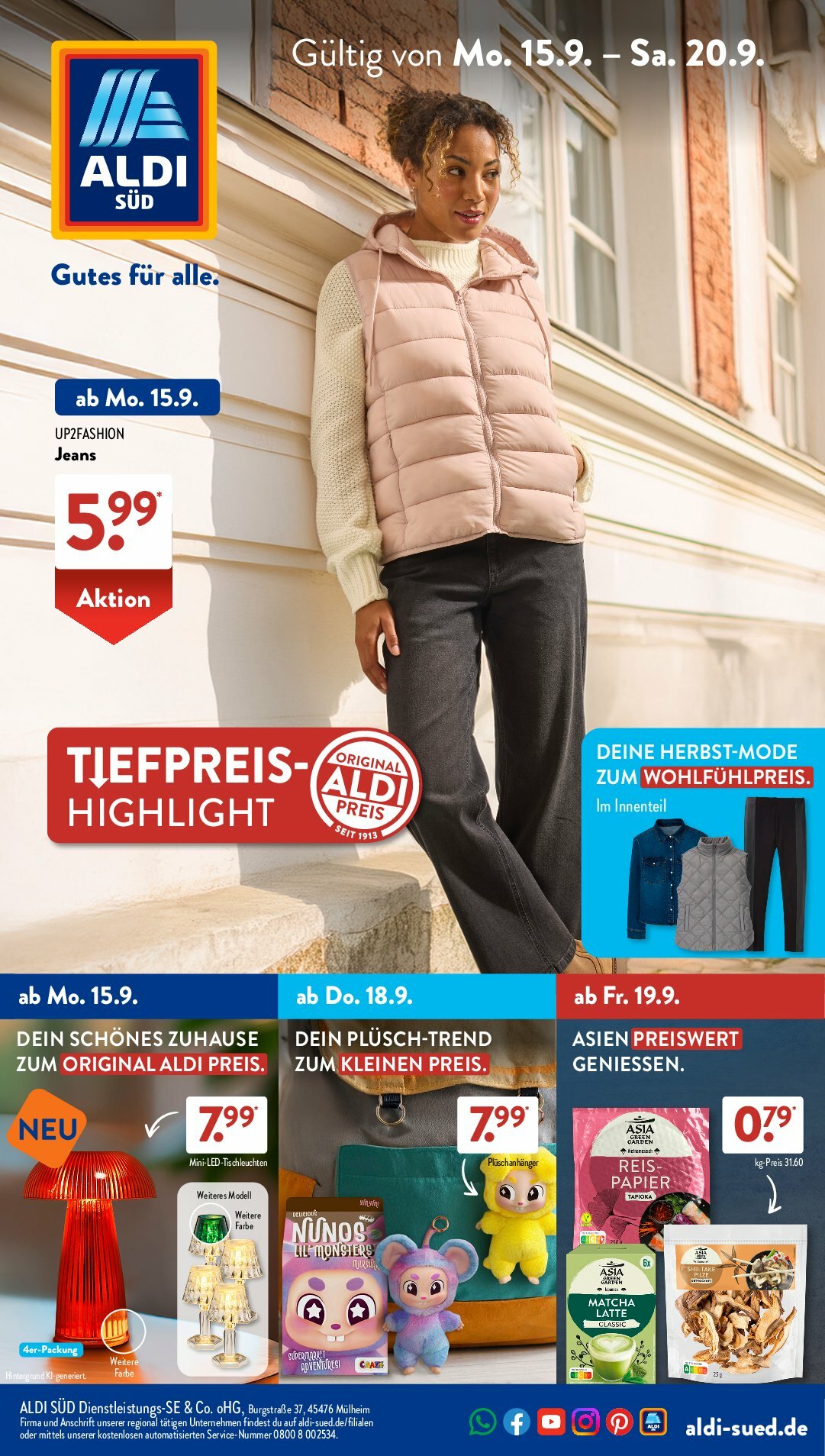 aldi - ALDI SÜD-Prospekt gültig vom 15.09. bis 20.09.