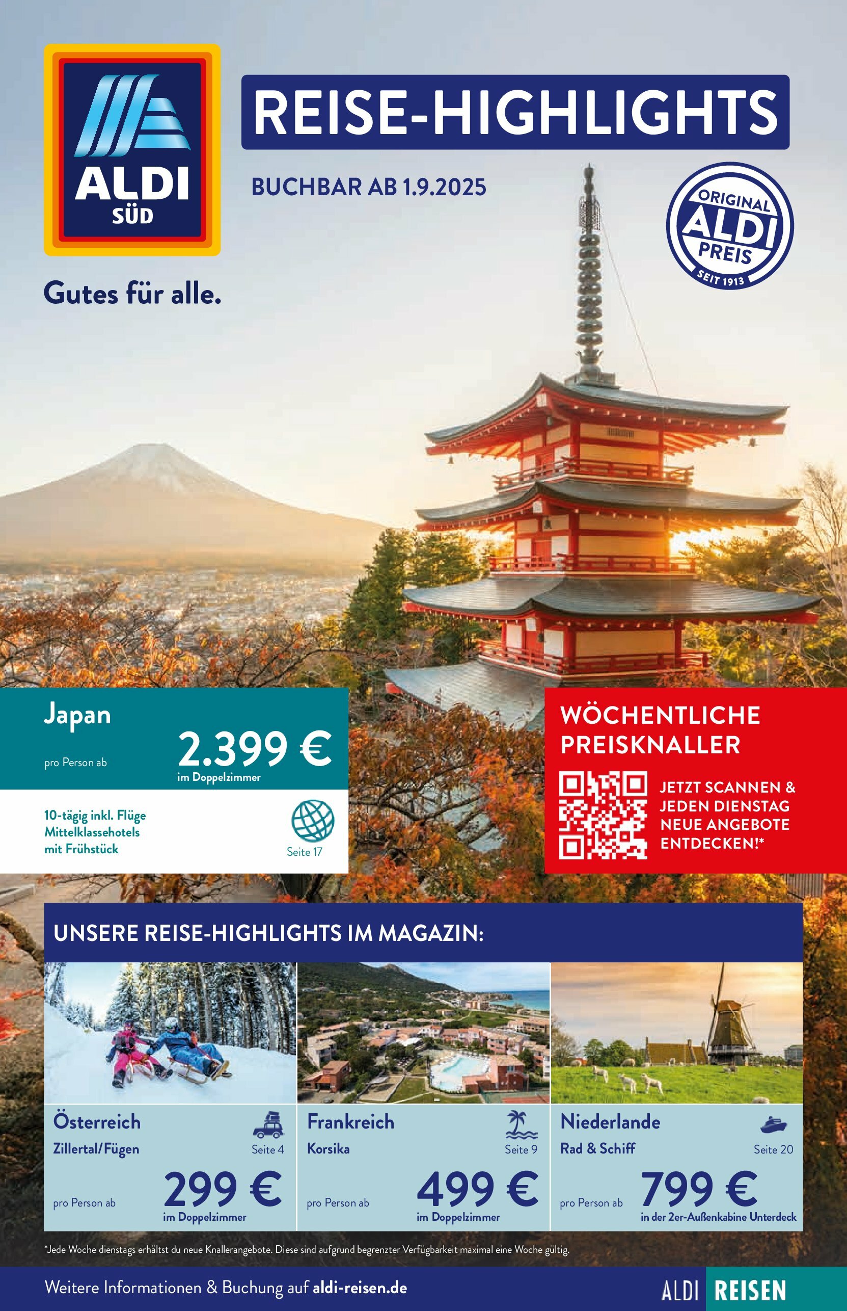 aldi - ALDI SÜD - Reisemagazin-Prospekt gültig vom 01.09. bis 30.09.