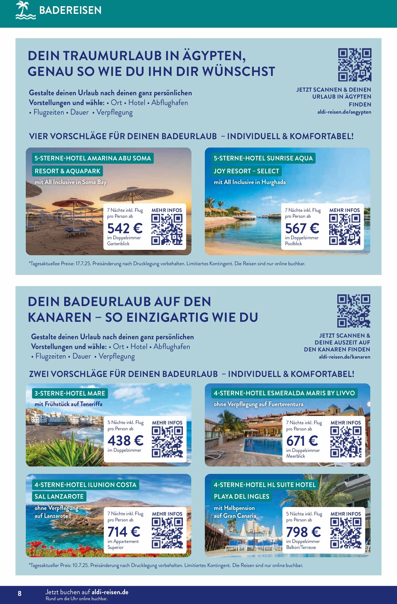 aldi - ALDI SÜD - Reisemagazin-Prospekt gültig vom 01.09. bis 30.09. - page: 8
