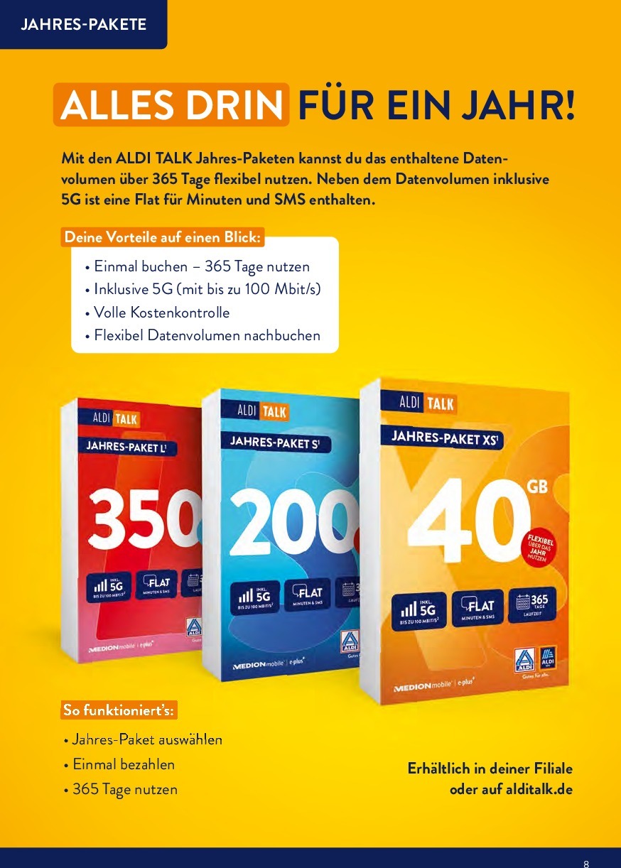 aldi - ALDI SÜD - Talk Flyer-Prospekt gültig vom 18.09. bis 30.09. - page: 8