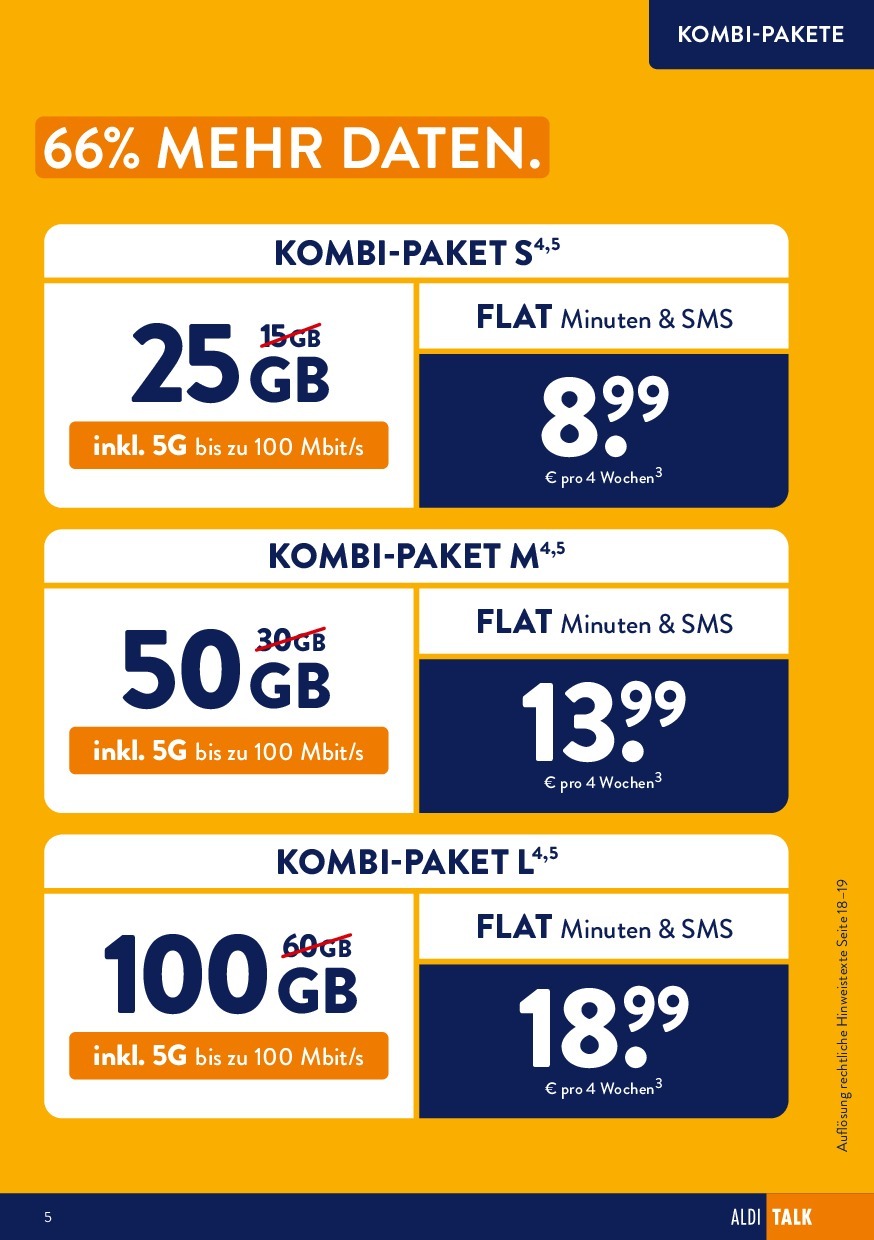 aldi - ALDI SÜD - Talk Flyer-Prospekt gültig vom 18.09. bis 30.09. - page: 5