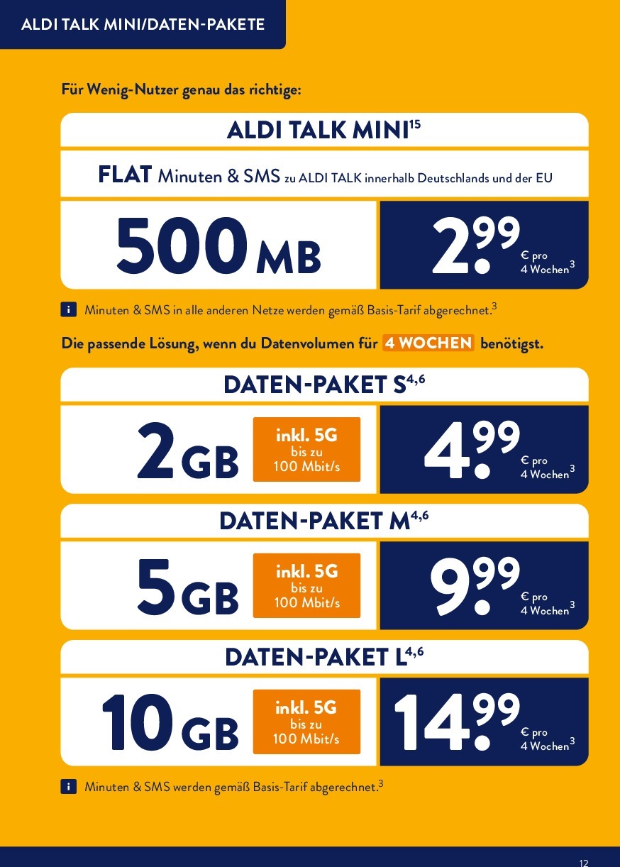 aldi - ALDI SÜD - Talk Flyer-Prospekt gültig vom 18.09. bis 30.09. - page: 12