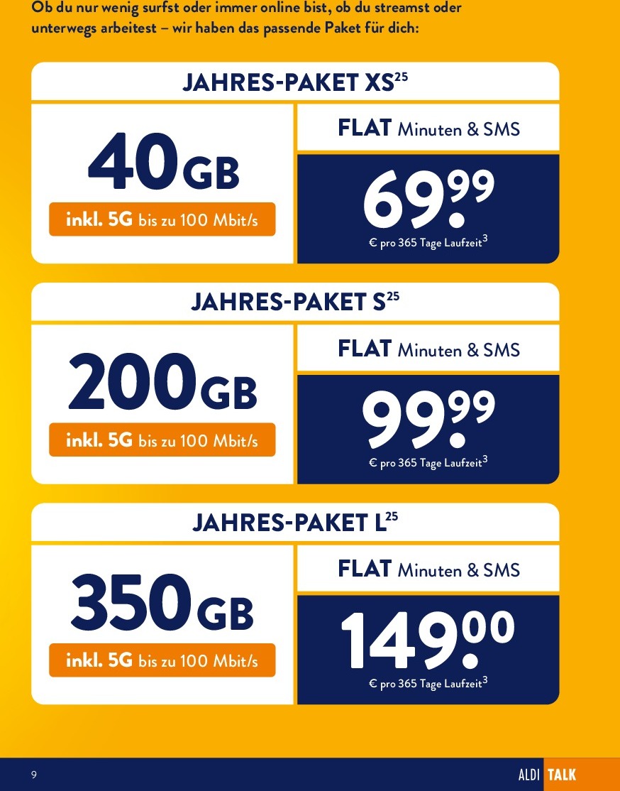 aldi - ALDI SÜD - Talk Flyer-Prospekt gültig vom 18.09. bis 30.09. - page: 9