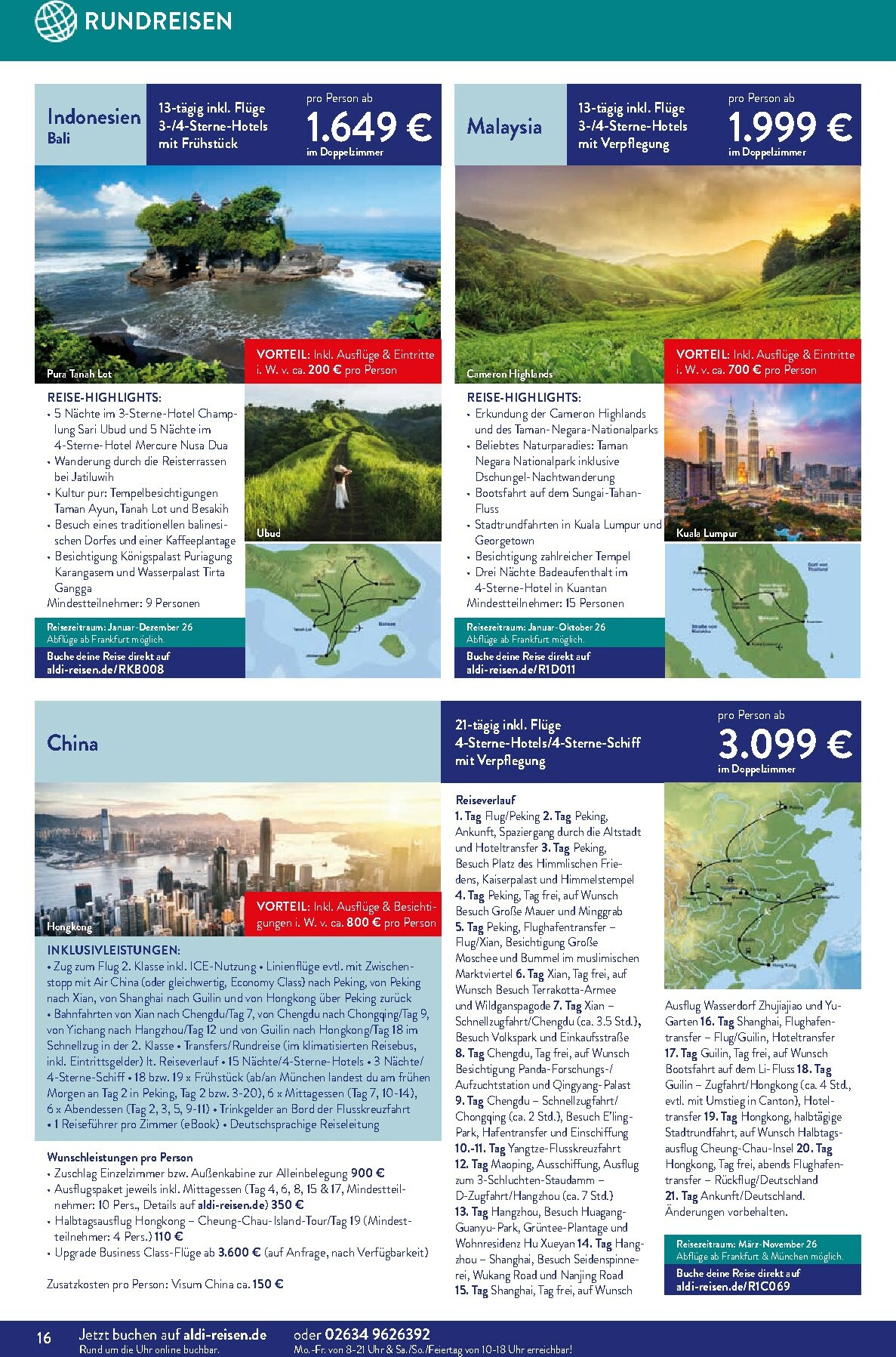 aldi - ALDI SÜD - Reisemagazin-Prospekt gültig vom 01.10. bis 31.10. - page: 16