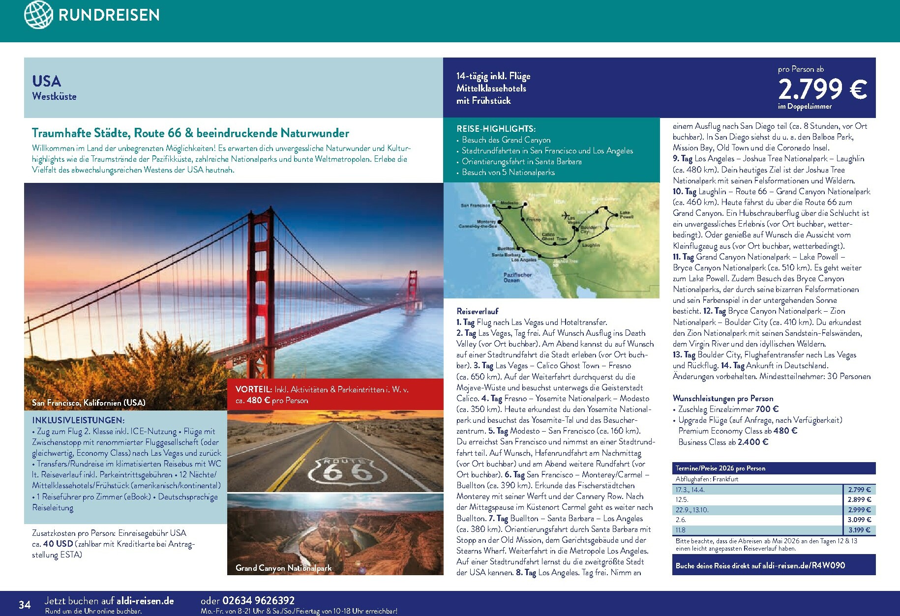 aldi - ALDI SÜD - Traumreisen-Prospekt gültig vom 01.11. bis 31.12. - page: 34