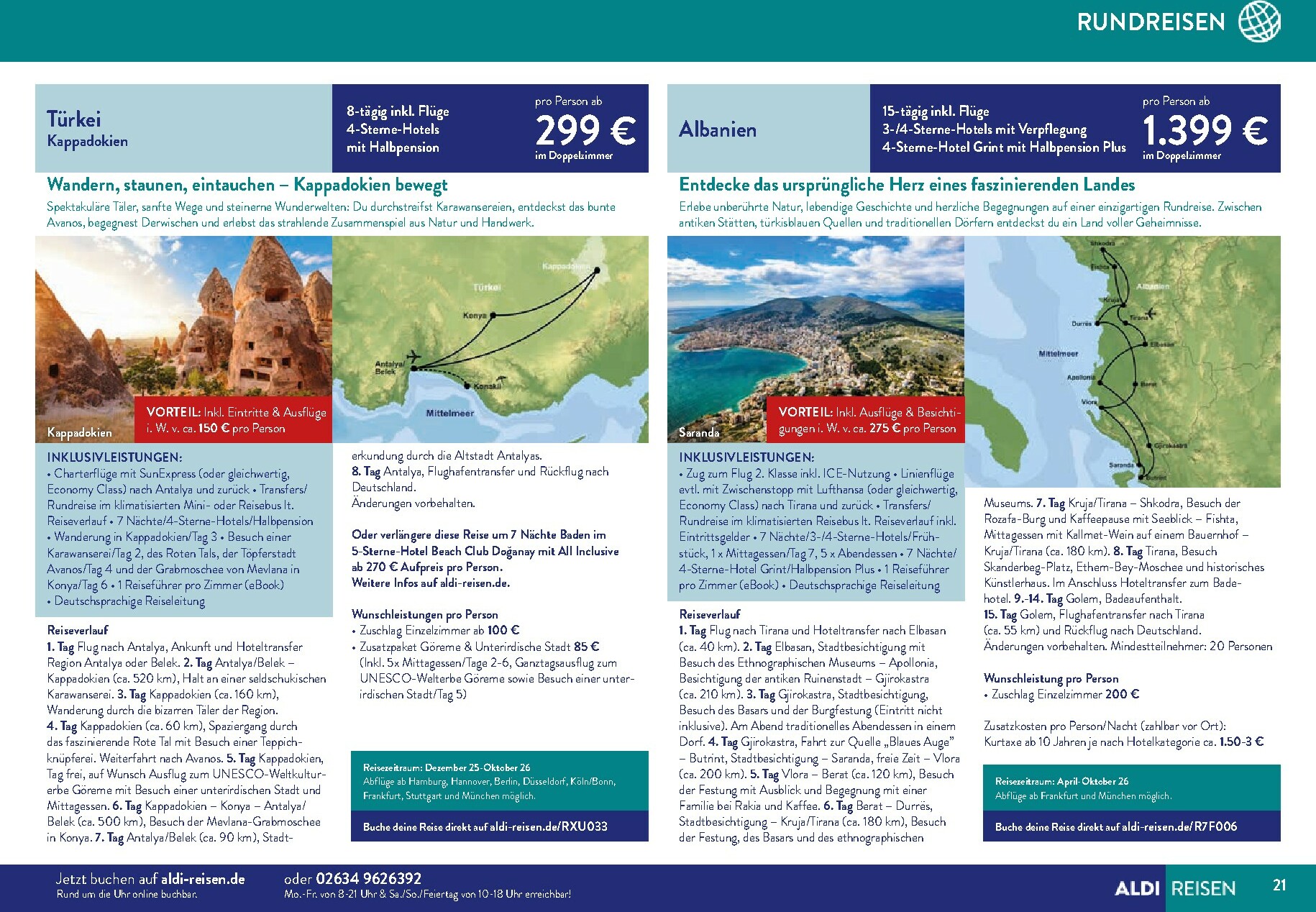 aldi - ALDI SÜD - Traumreisen-Prospekt gültig vom 01.11. bis 31.12. - page: 21