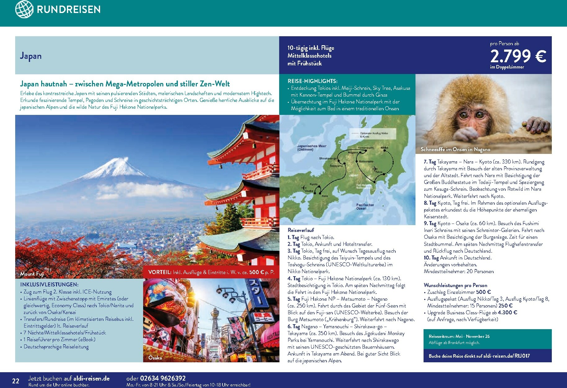 aldi - ALDI SÜD - Traumreisen-Prospekt gültig vom 01.11. bis 31.12. - page: 22