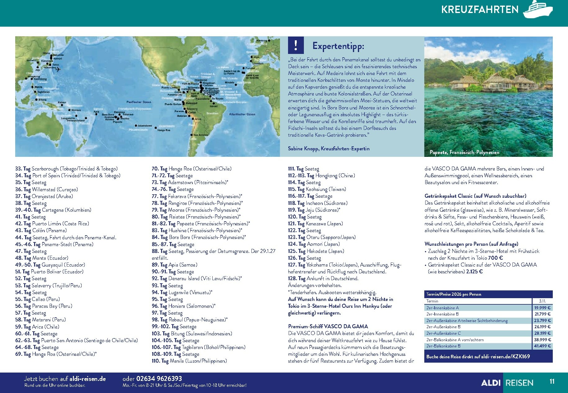 aldi - ALDI SÜD - Traumreisen-Prospekt gültig vom 01.11. bis 31.12. - page: 11