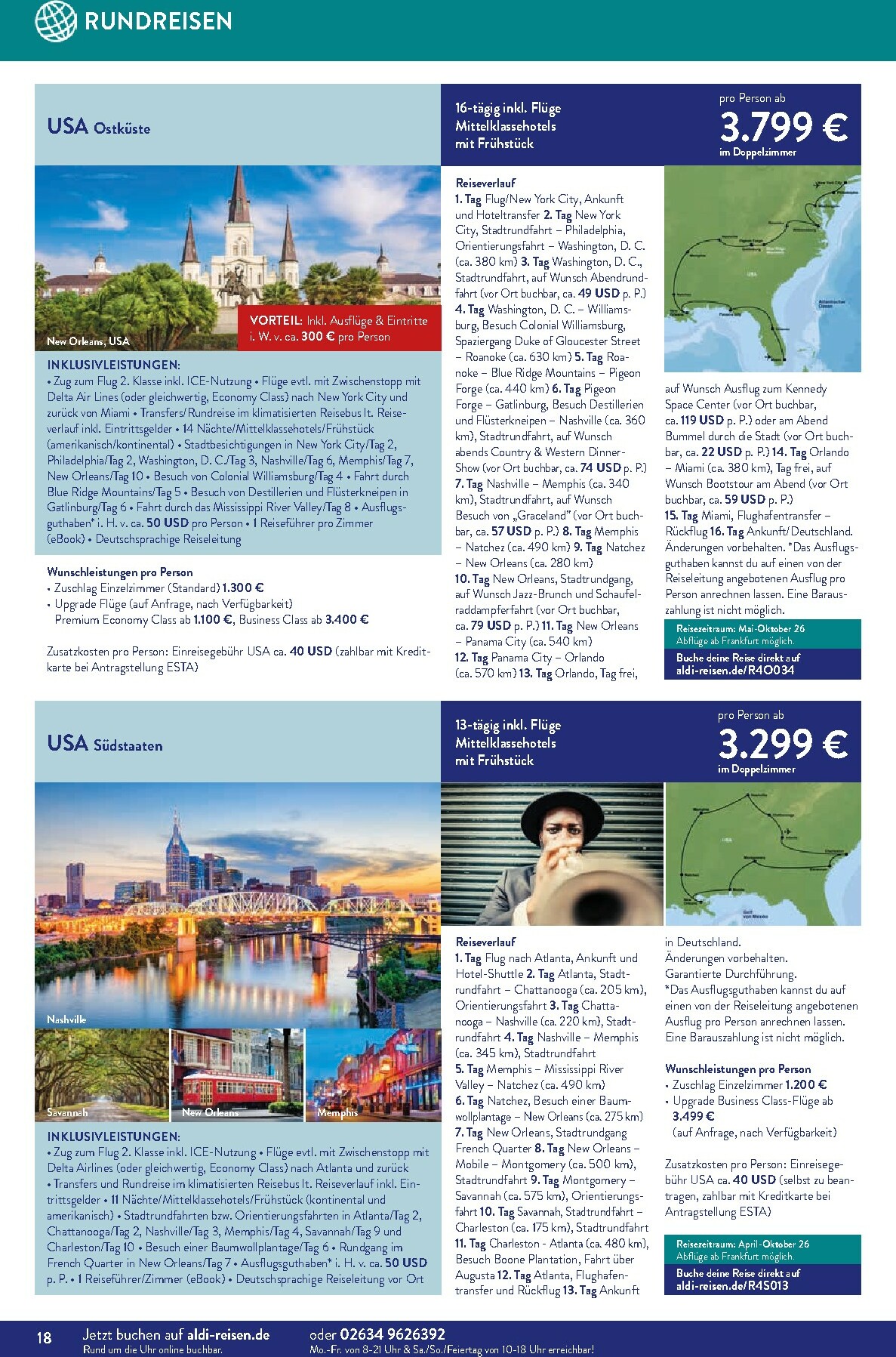 aldi - ALDI SÜD - Reisen-Prospekt gültig vom 01.11. bis 30.11. - page: 18