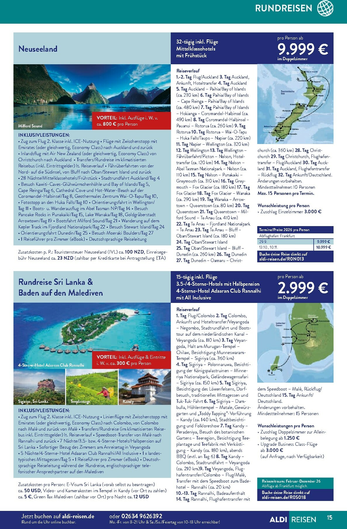 aldi - ALDI SÜD - Reisen-Prospekt gültig vom 01.11. bis 30.11. - page: 15