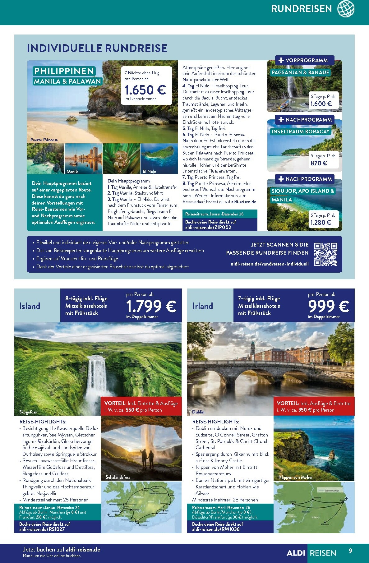 aldi - ALDI SÜD - Reisen-Prospekt gültig vom 01.11. bis 30.11. - page: 9
