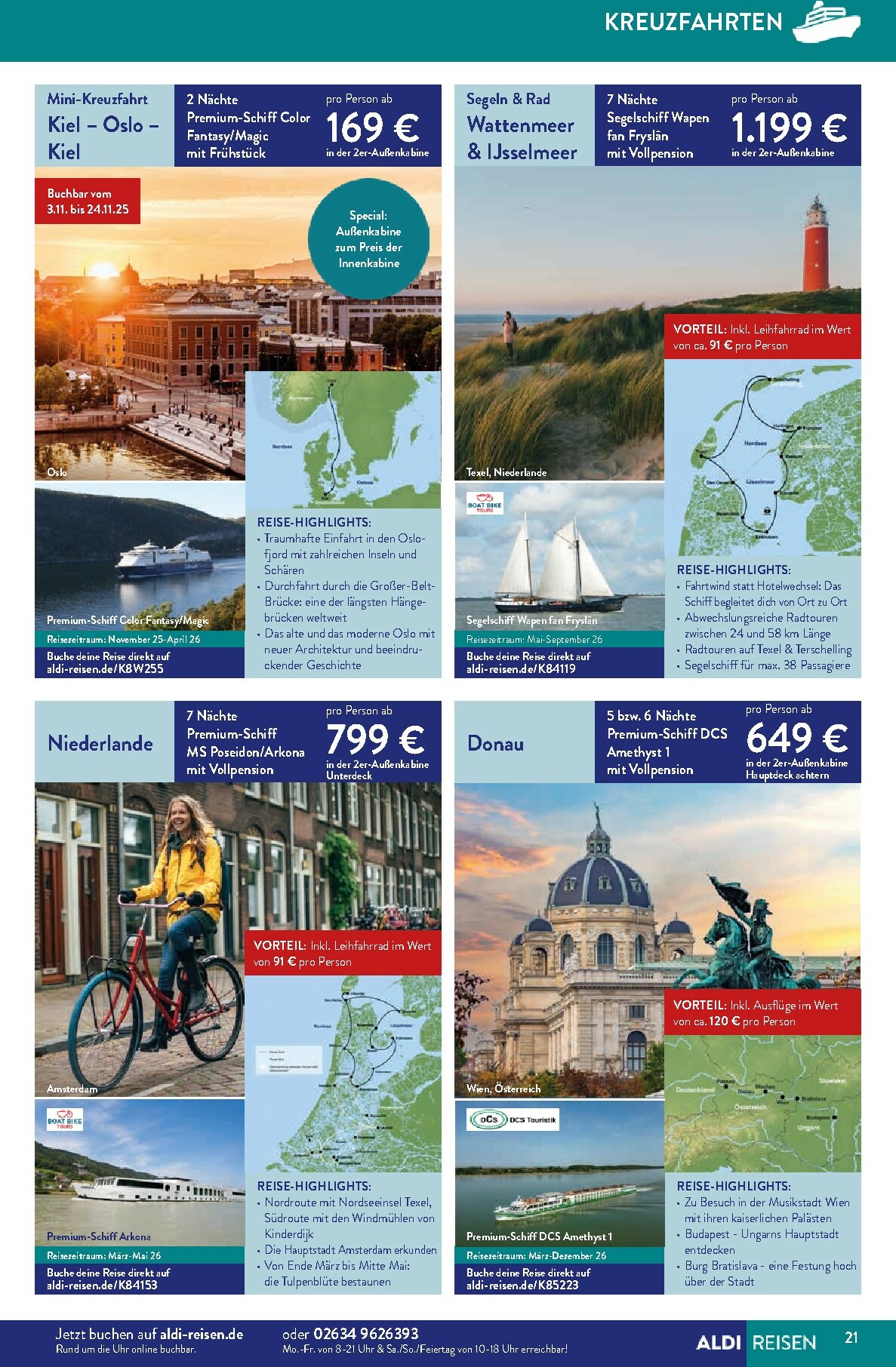 aldi - ALDI SÜD - Reisen-Prospekt gültig vom 01.11. bis 30.11. - page: 21