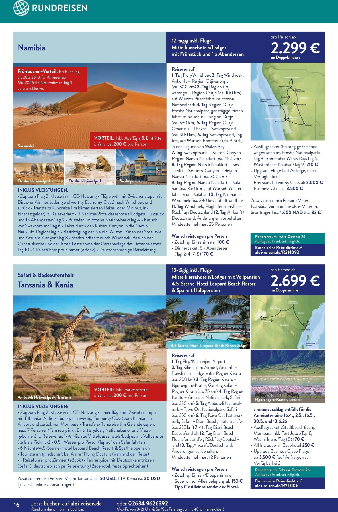 aldi - ALDI SÜD - Reisen-Prospekt gültig vom 01.11. bis 30.11. - page: 16