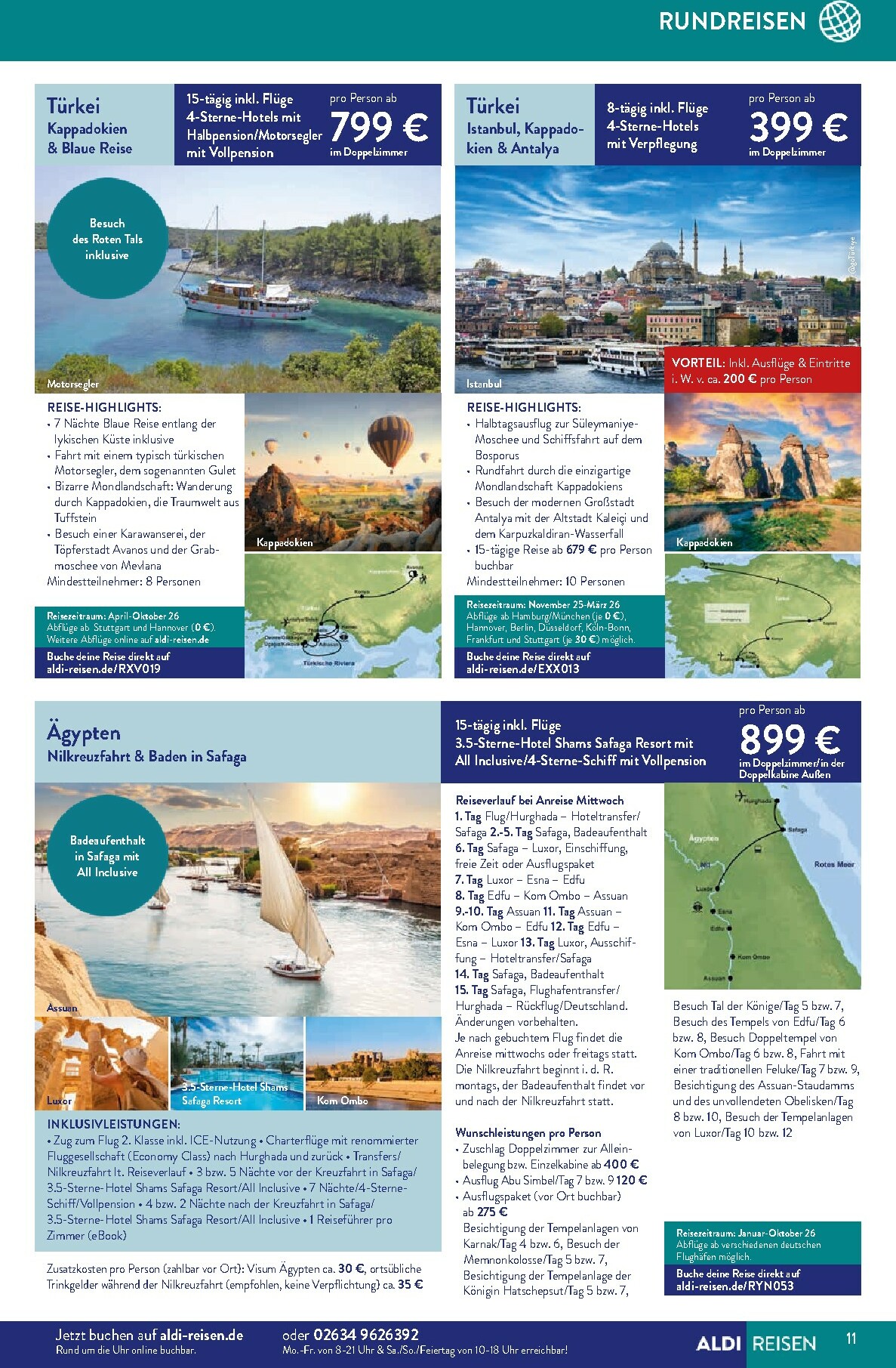aldi - ALDI SÜD - Reisen-Prospekt gültig vom 01.11. bis 30.11. - page: 11