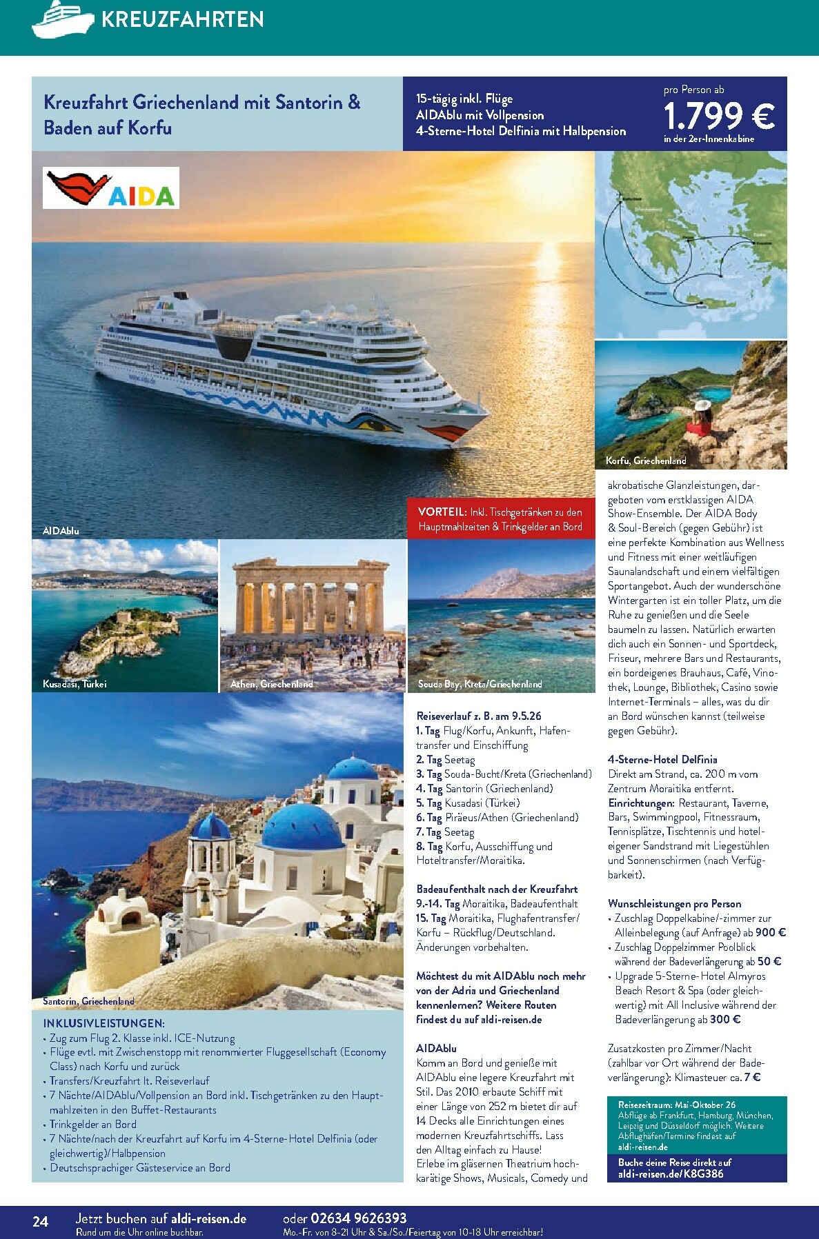 aldi - ALDI SÜD - Reisen-Prospekt gültig vom 01.11. bis 30.11. - page: 24