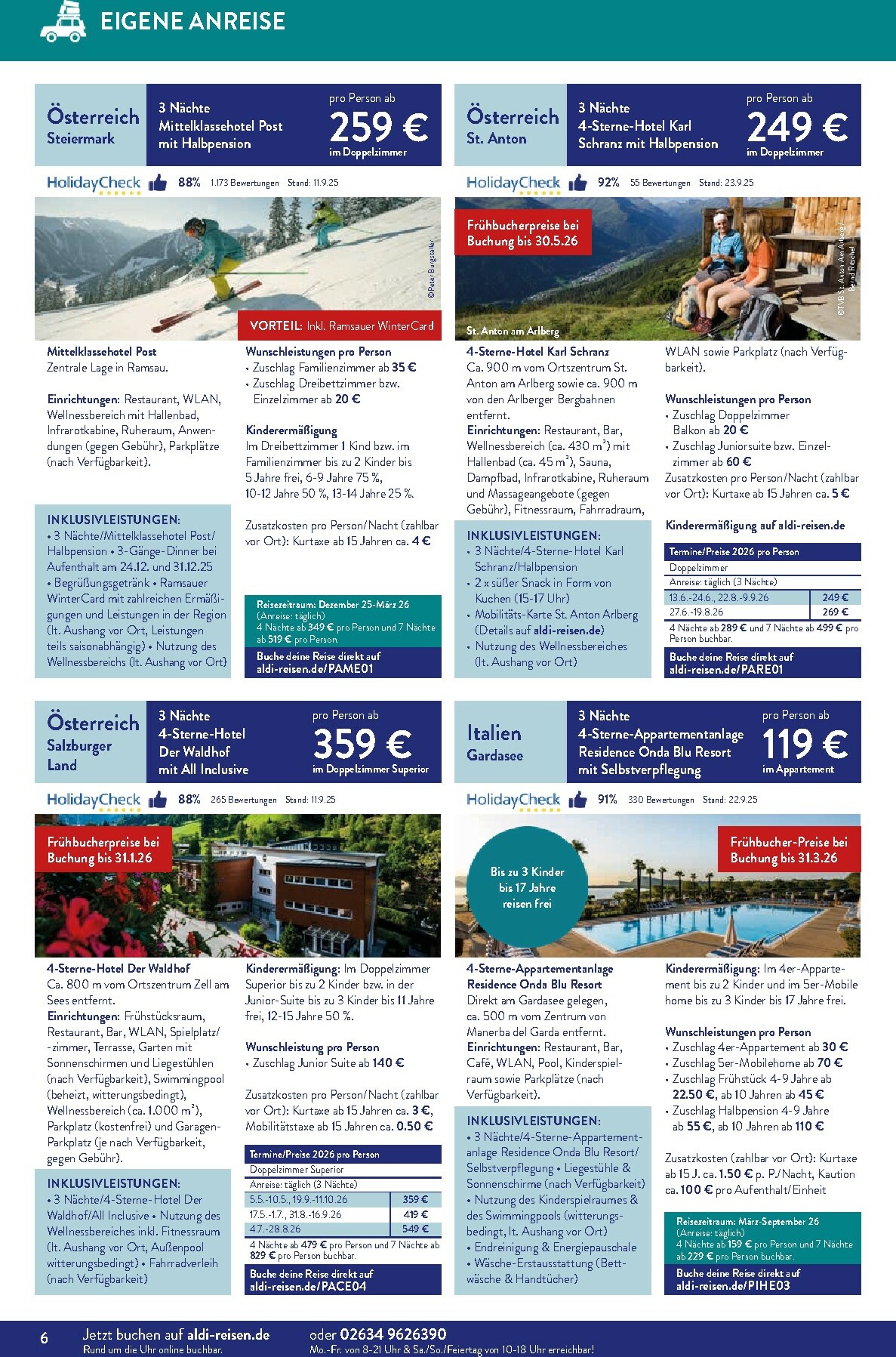 aldi - ALDI SÜD - Reisen-Prospekt gültig vom 01.11. bis 30.11. - page: 6