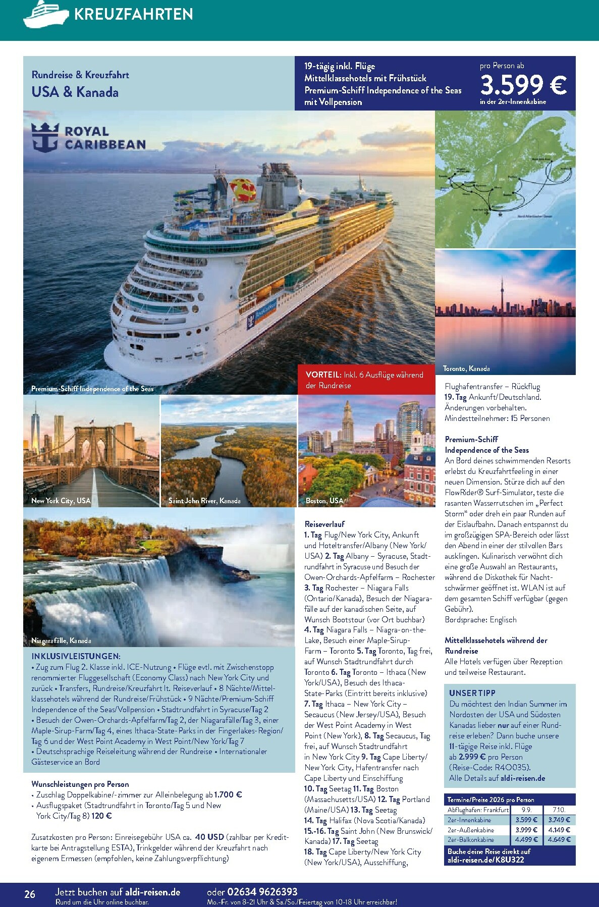 aldi - ALDI SÜD - Reisen-Prospekt gültig vom 01.11. bis 30.11. - page: 26