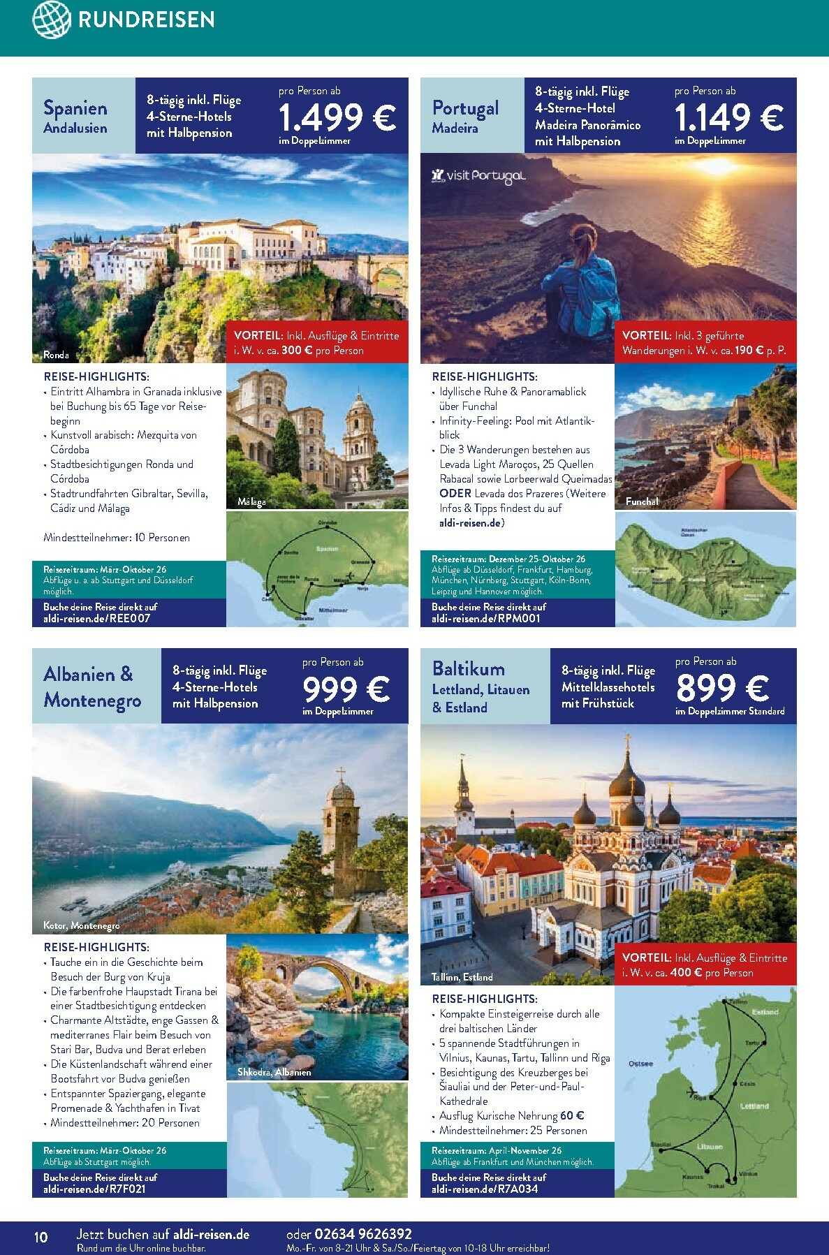 aldi - ALDI SÜD - Reisen-Prospekt gültig vom 01.11. bis 30.11. - page: 10