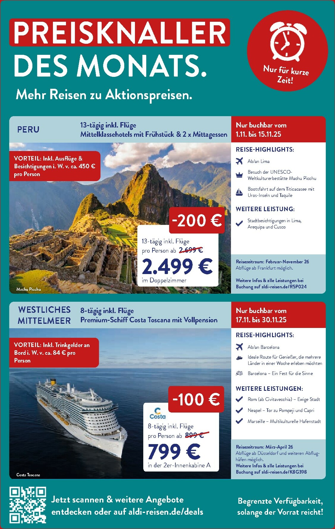 aldi - ALDI SÜD - Reisen-Prospekt gültig vom 01.11. bis 30.11. - page: 3