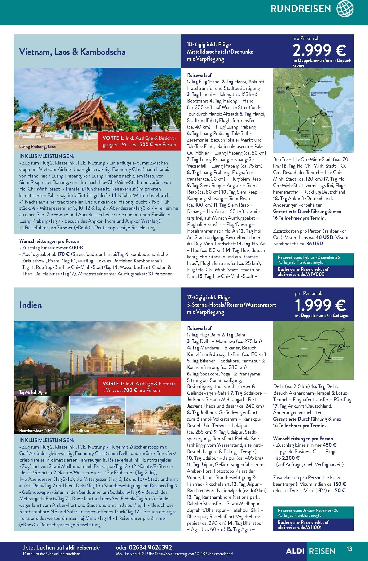 aldi - ALDI SÜD - Reisen-Prospekt gültig vom 01.11. bis 30.11. - page: 13