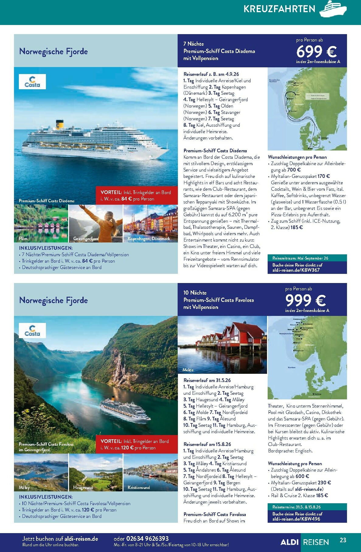 aldi - ALDI SÜD - Reisen-Prospekt gültig vom 01.11. bis 30.11. - page: 23