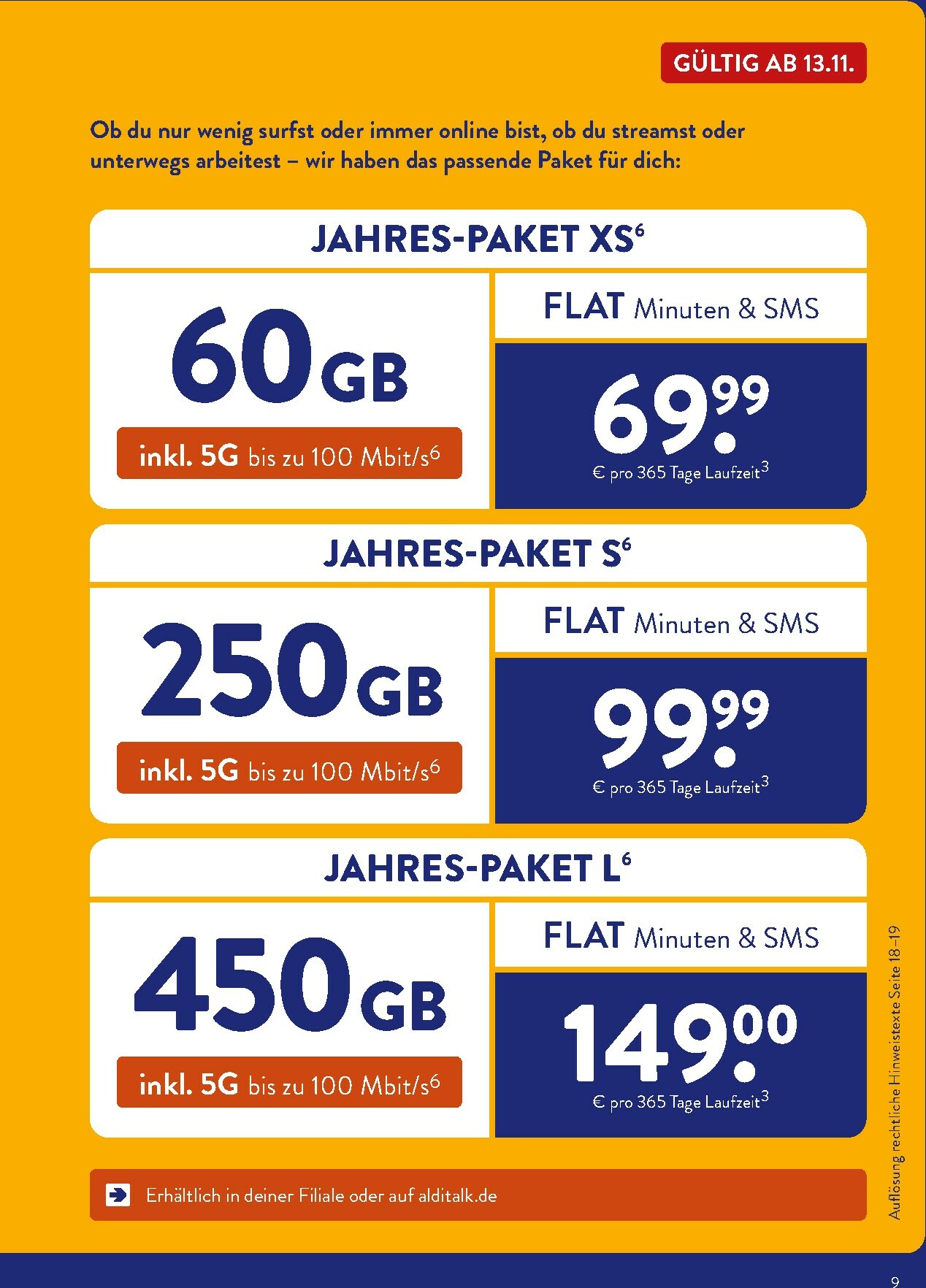 aldi - ALDI SÜD - Talk-Prospekt gültig vom 01.11. bis 30.11. - page: 9