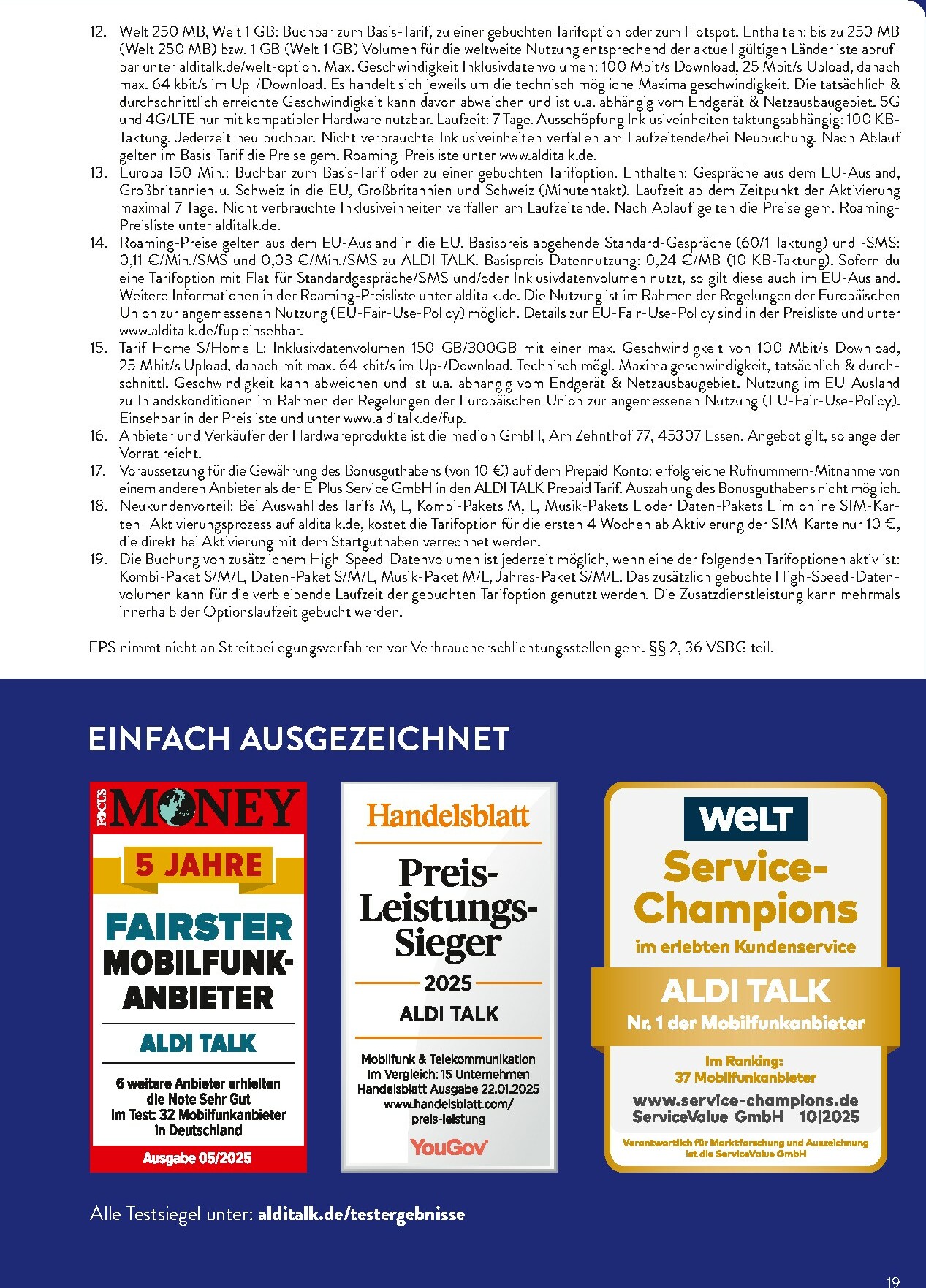 aldi - ALDI SÜD - Talk-Prospekt gültig vom 01.11. bis 30.11. - page: 19