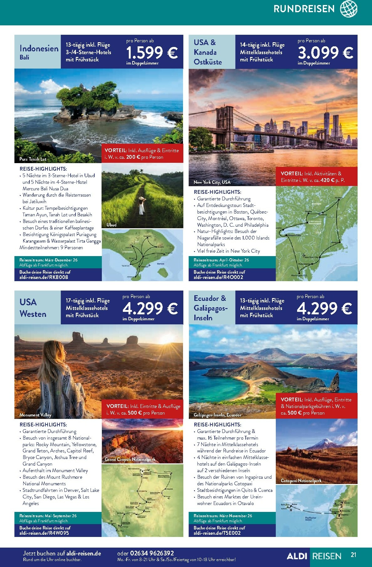 aldi - ALDI SÜD - Reisemagazin-Prospekt gültig vom 01.12. bis 31.12. - page: 21