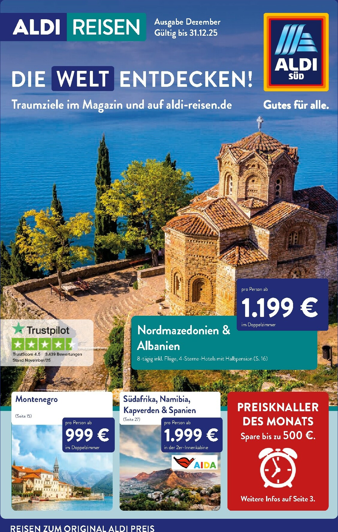 aldi - ALDI SÜD - Reisemagazin-Prospekt gültig vom 01.12. bis 31.12.
