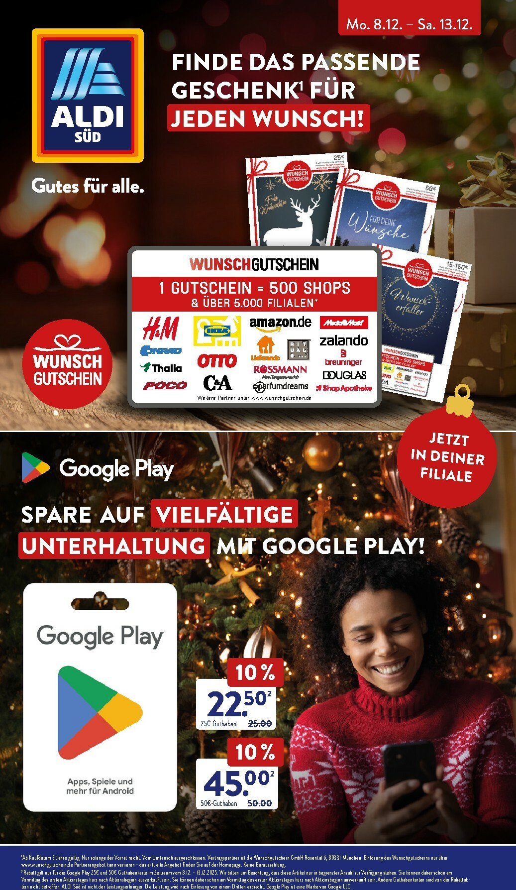aldi - ALDI SÜD - Inlineflyer-Prospekt gültig vom 08.12. bis 12.12.
