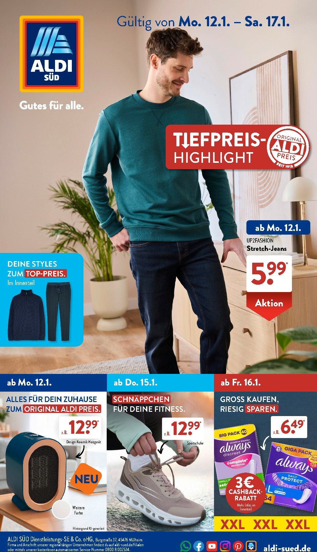 aldi - ALDI SÜD-Prospekt gültig vom 12.01. bis 17.01.
