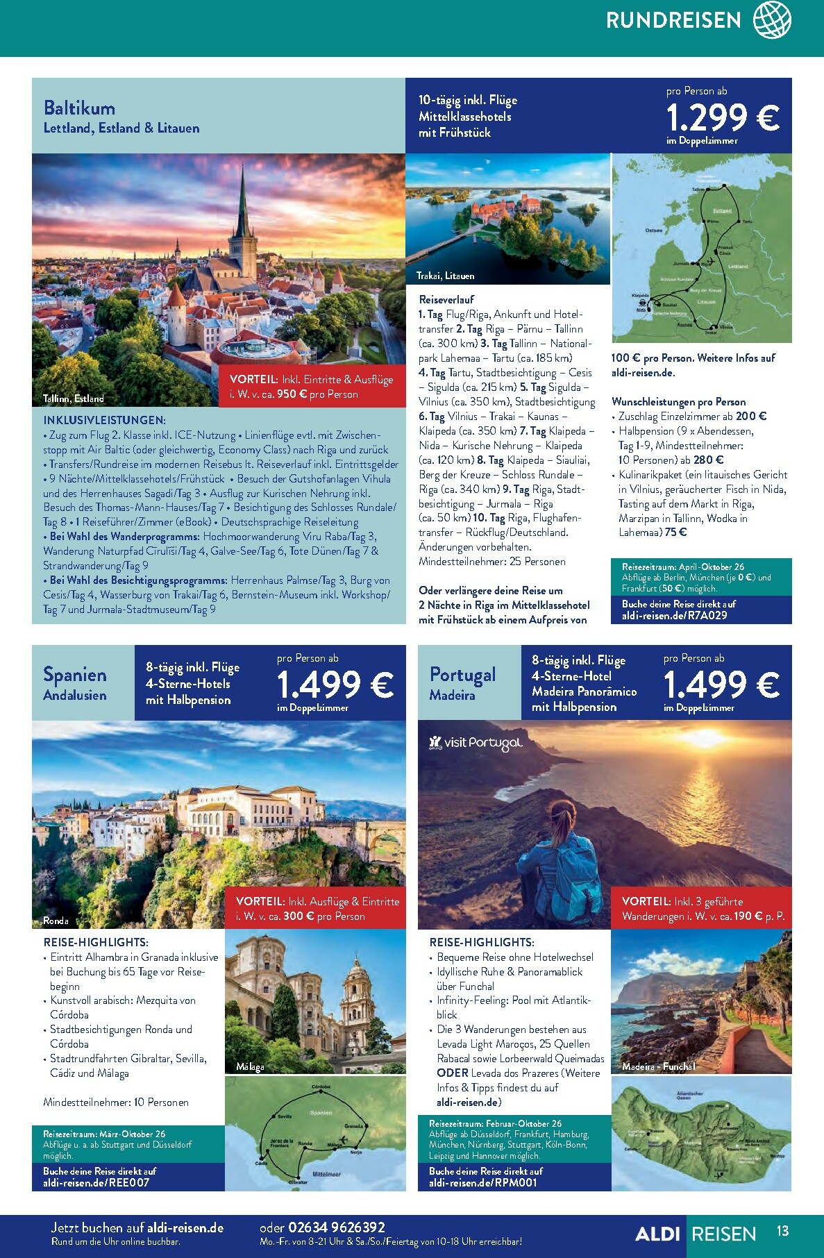 aldi - ALDI SÜD - Reisemagazin-Prospekt gültig vom 01.01. bis 31.01. - page: 13
