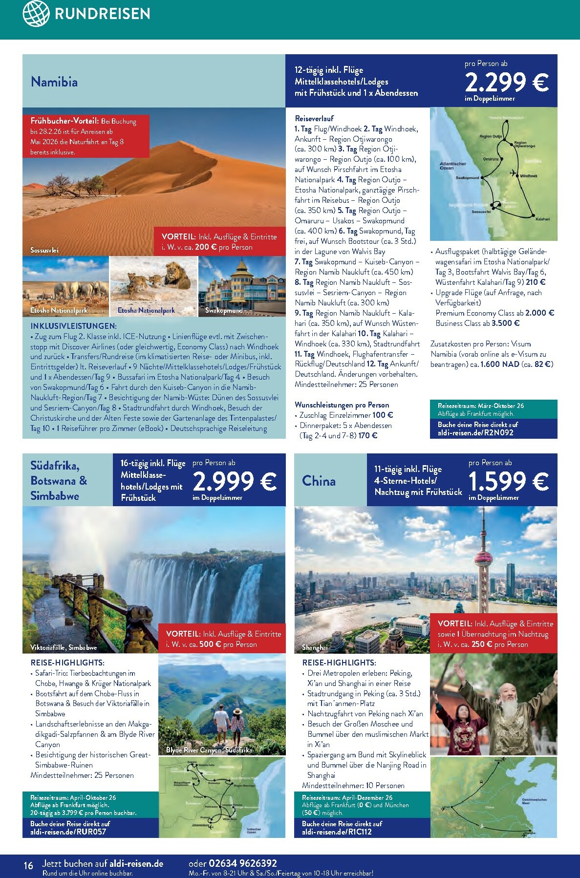 aldi - ALDI SÜD - Reisemagazin-Prospekt gültig vom 01.01. bis 31.01. - page: 16