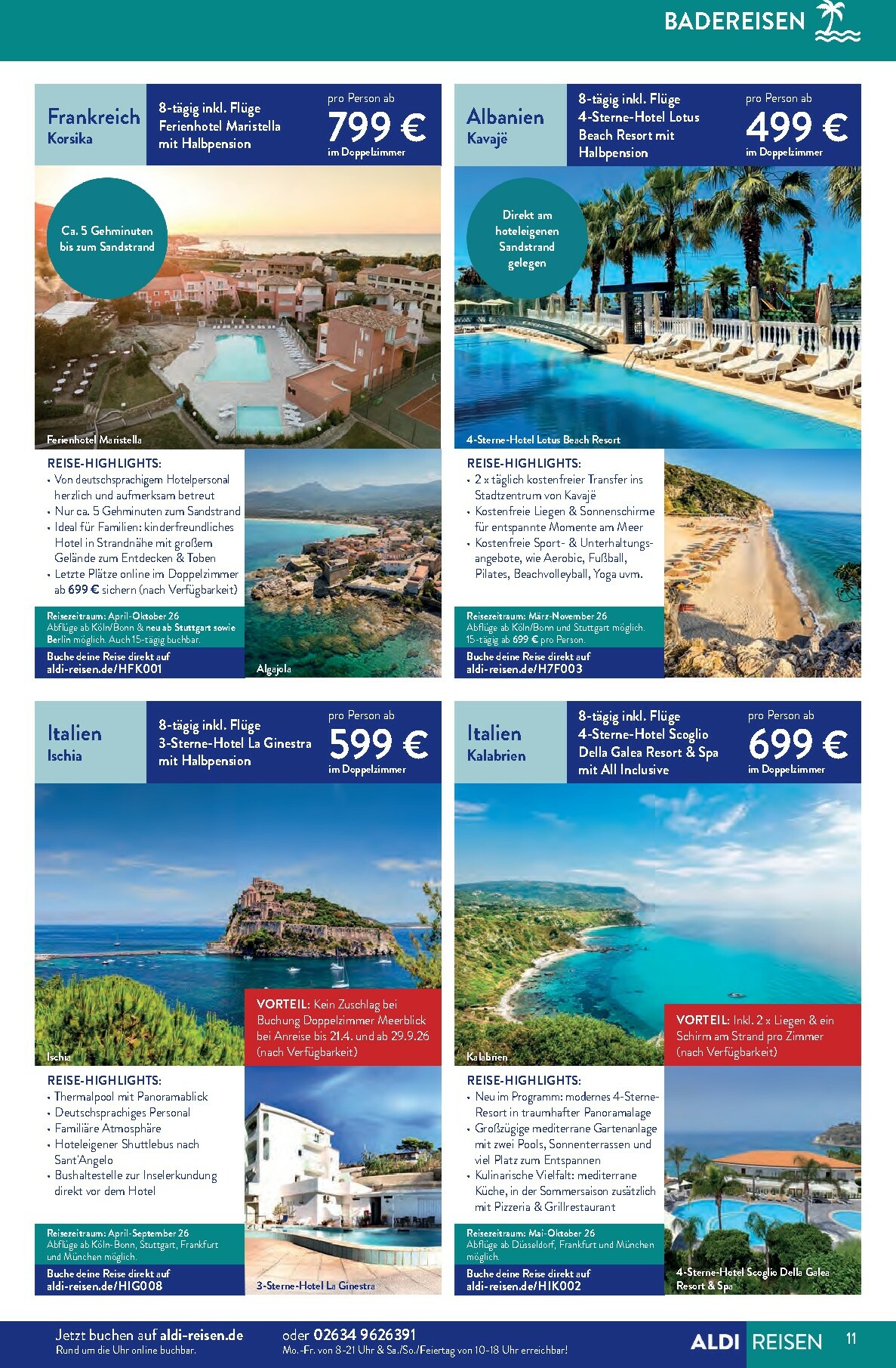 aldi - ALDI SÜD - Reisemagazin-Prospekt gültig vom 01.01. bis 31.01. - page: 11